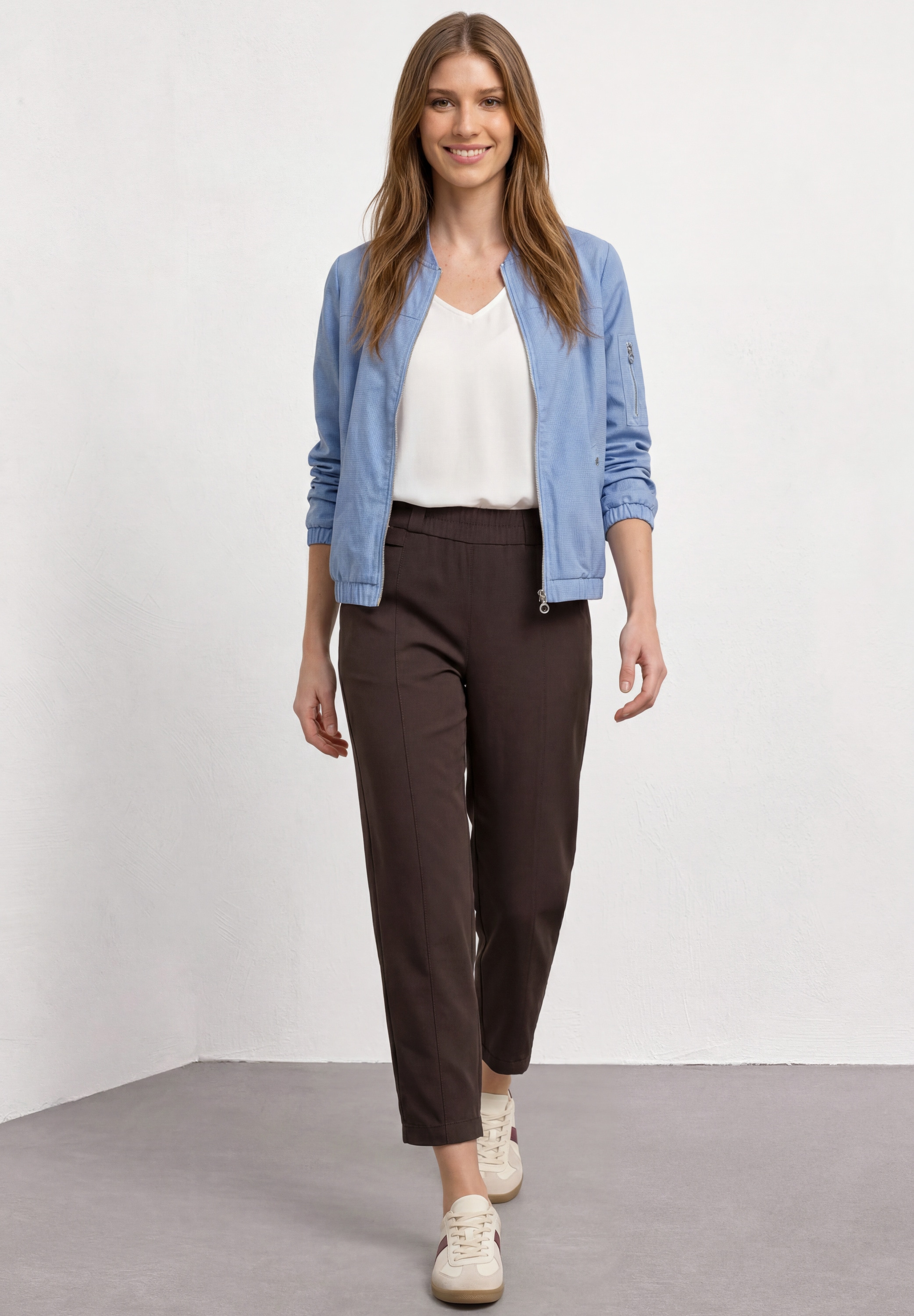STREET ONE Stoffhose  High Waist