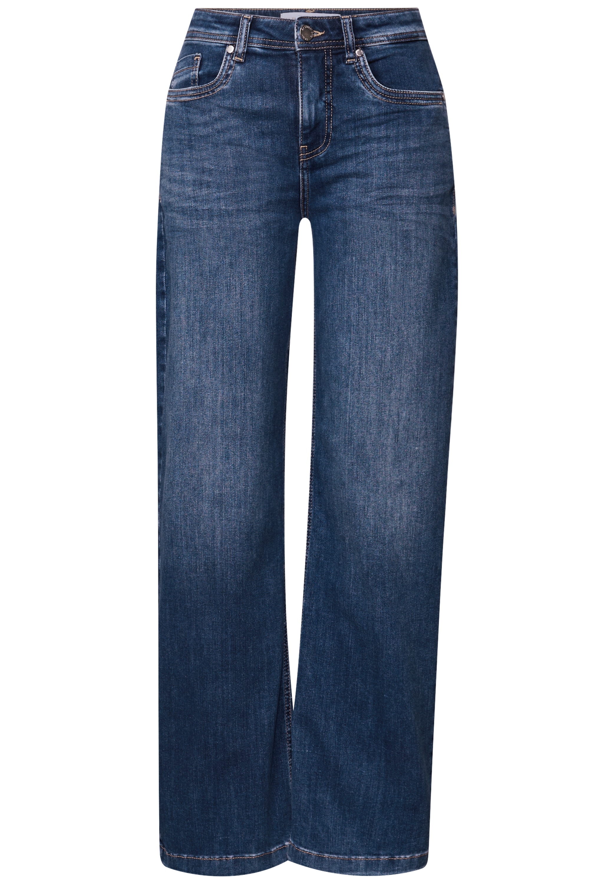 STREET ONE Loose-fit-Jeans, aus Baumwolle mit Stretchanteil