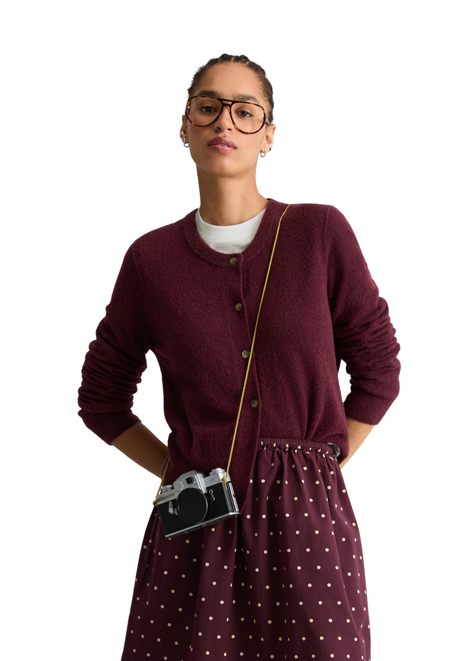 Marc OPolo DENIM Cardigan "aus Bouclé-Garn"
