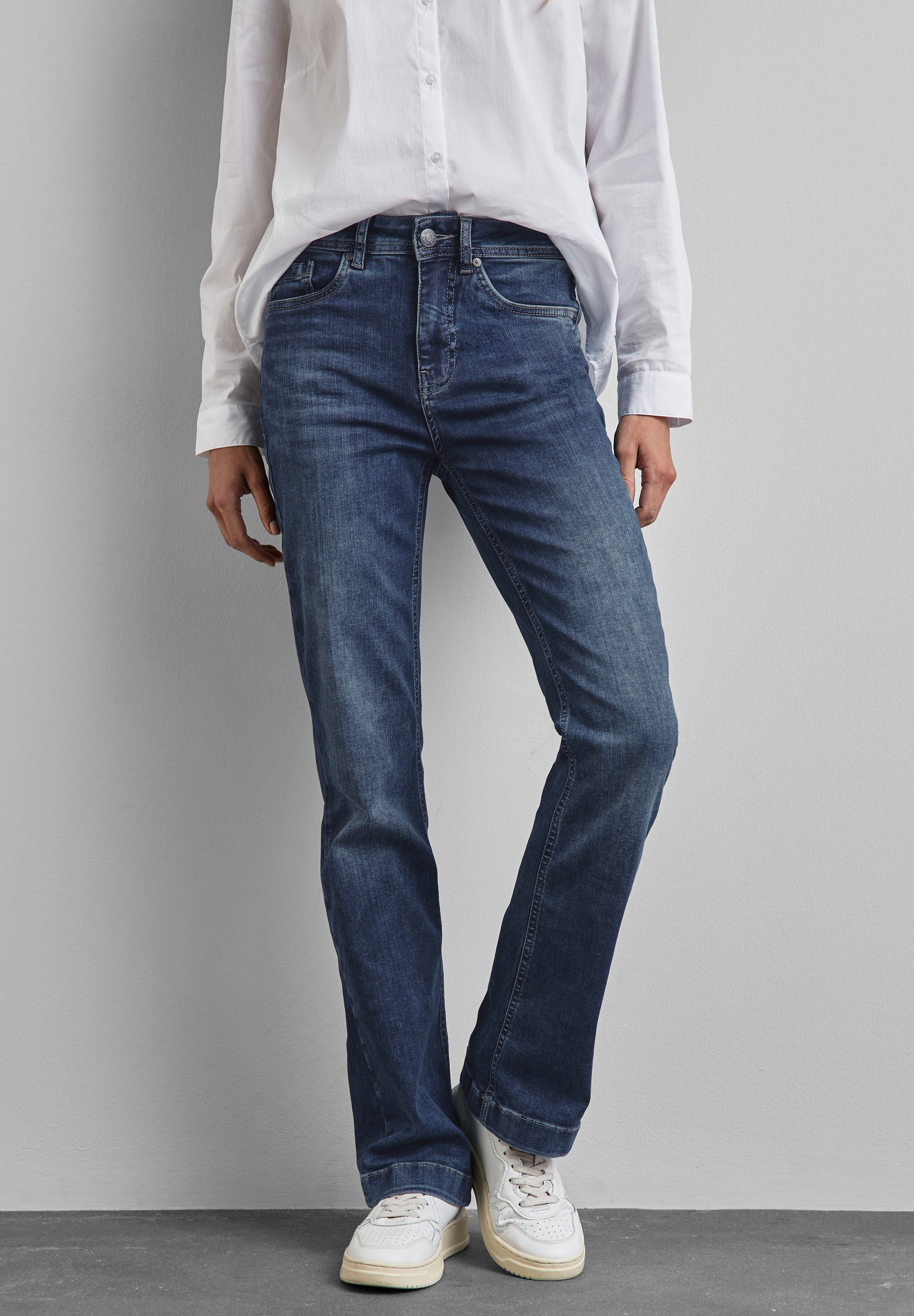 STREET ONE Slim-fit-Jeans, 5-Pocket-Style