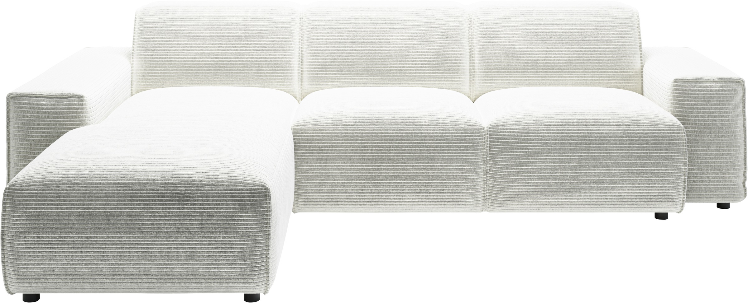 andas Ecksofa »Glimminge L-Form auch in Breitcord, Feincord + Easy care-Bezug,«, Breite 264, Zierkissen