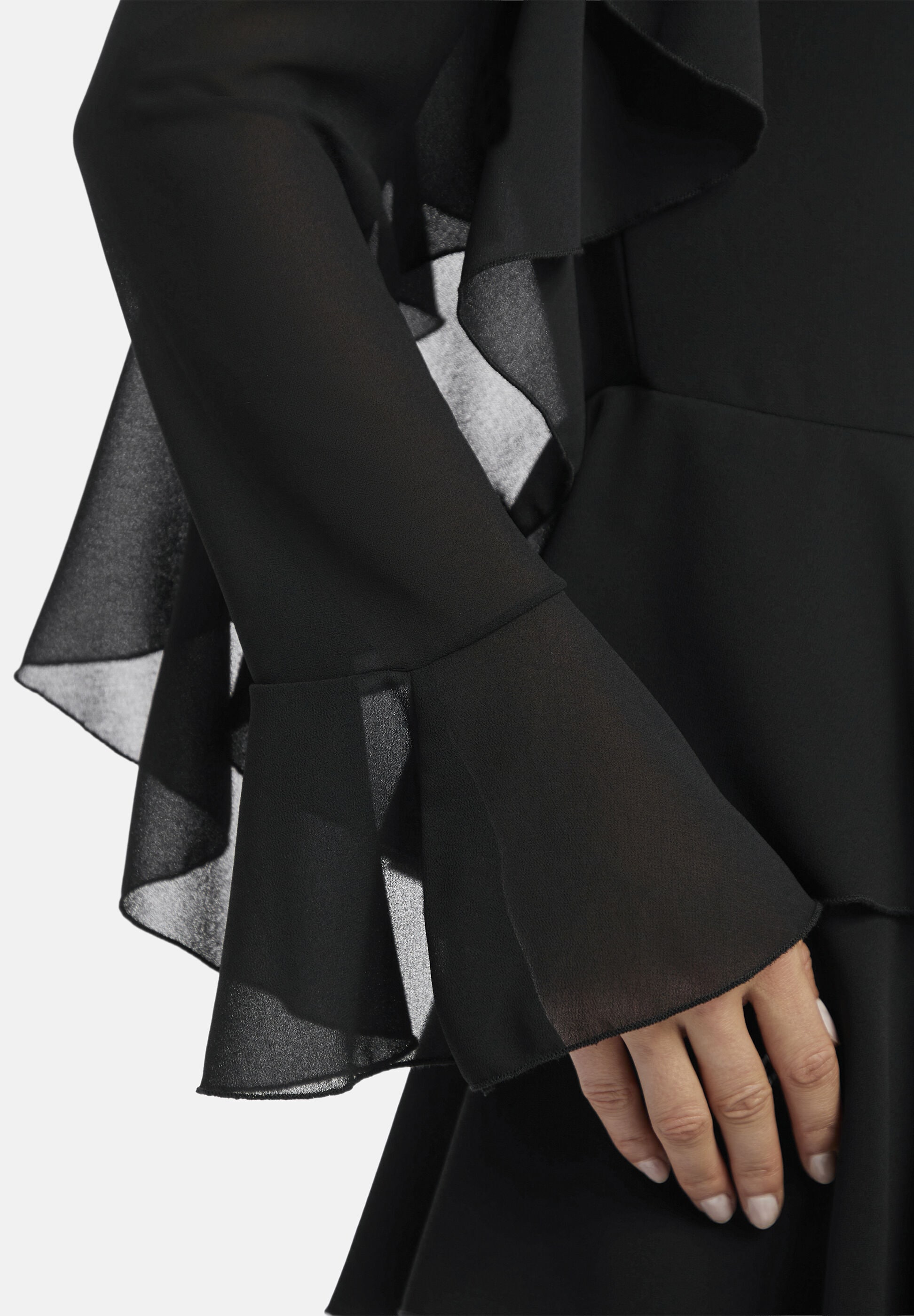 Nicowa Abendkleid »Nicowa Kleid NIWELA« Ohne Taschen aus feinem Chiffon