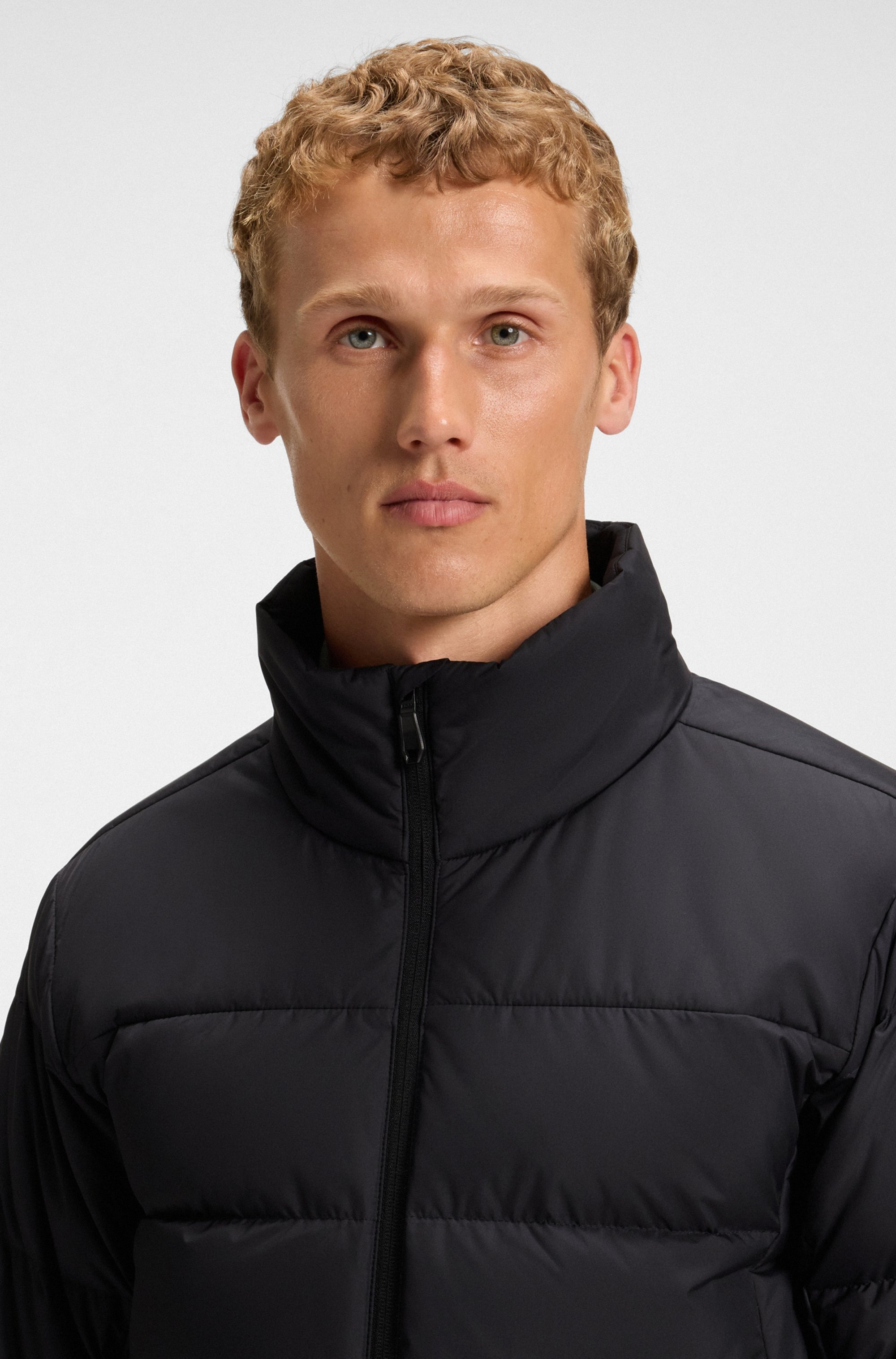 BOSS GREEN Daunenjacke "OW Urbanex Puffer" Stehkragen, reflektierende Detai günstig online kaufen