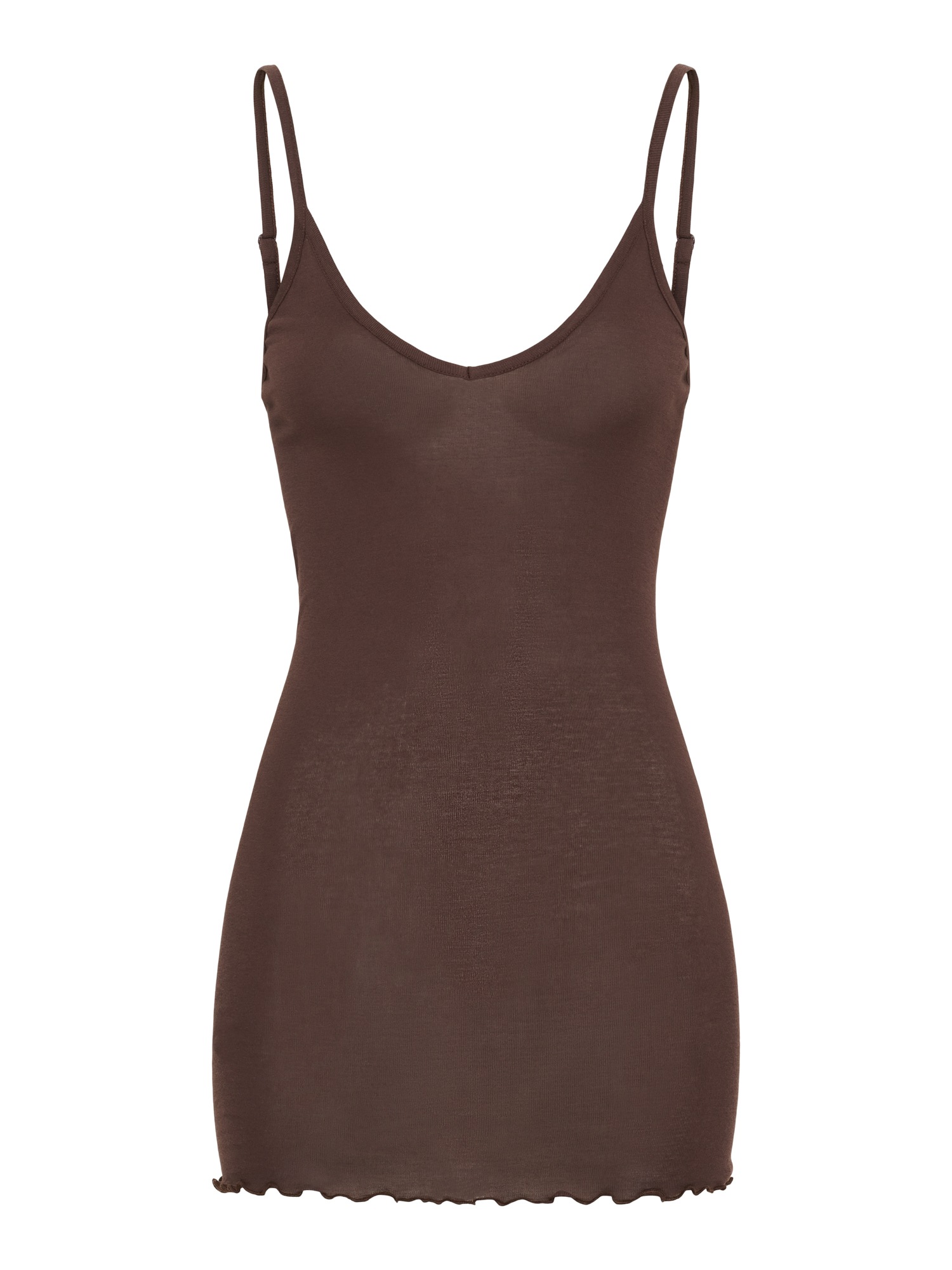 SEAMLESS BASIC Damen Funktionstop "Seamless Basic Top Cotton Spaghetti"java, Gr. XL, Obermaterial: 100% Baumwolle, Tops