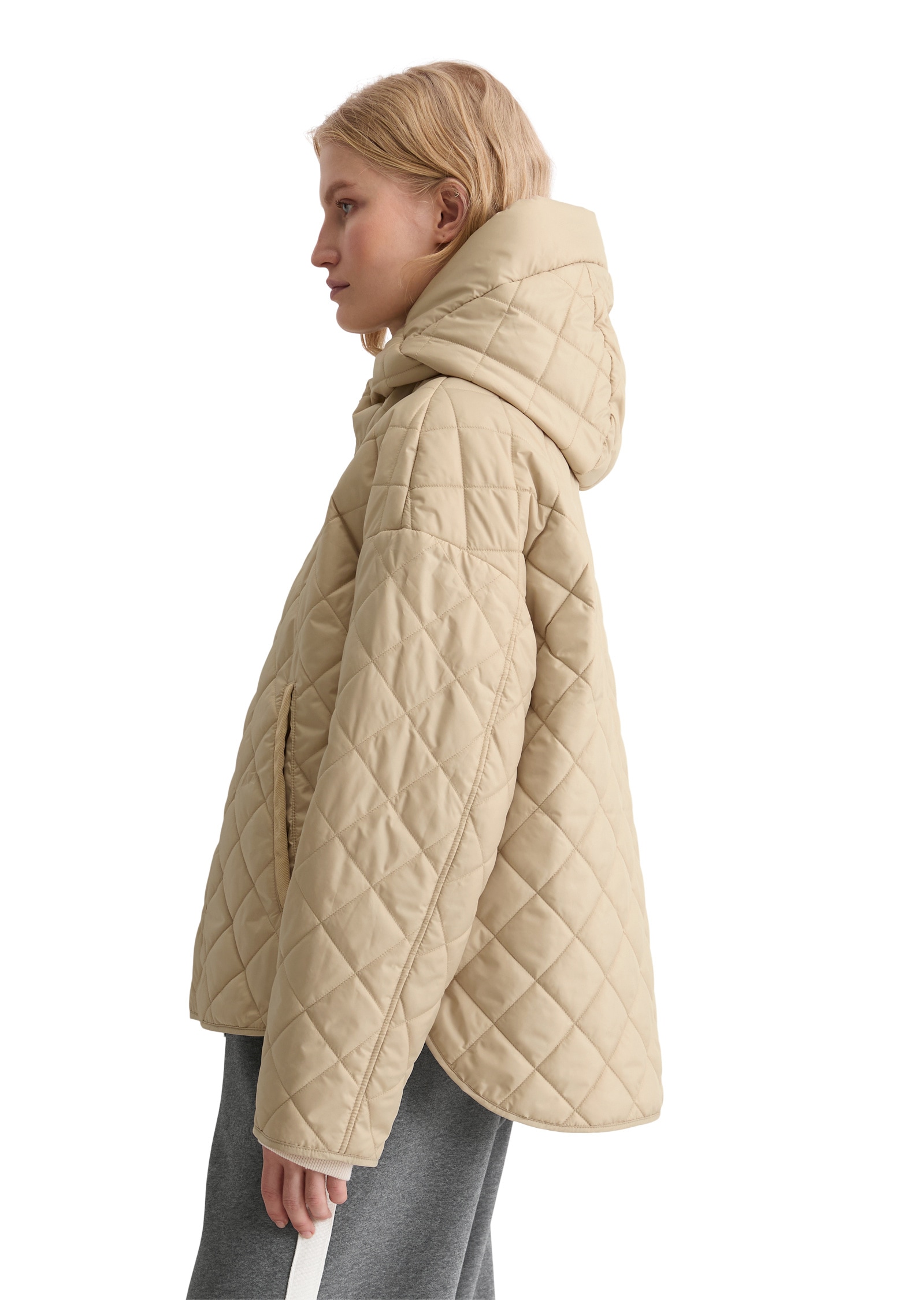 Marc O'Polo Outdoorjacke »aus recyceltem Polyester« mit Kapuze