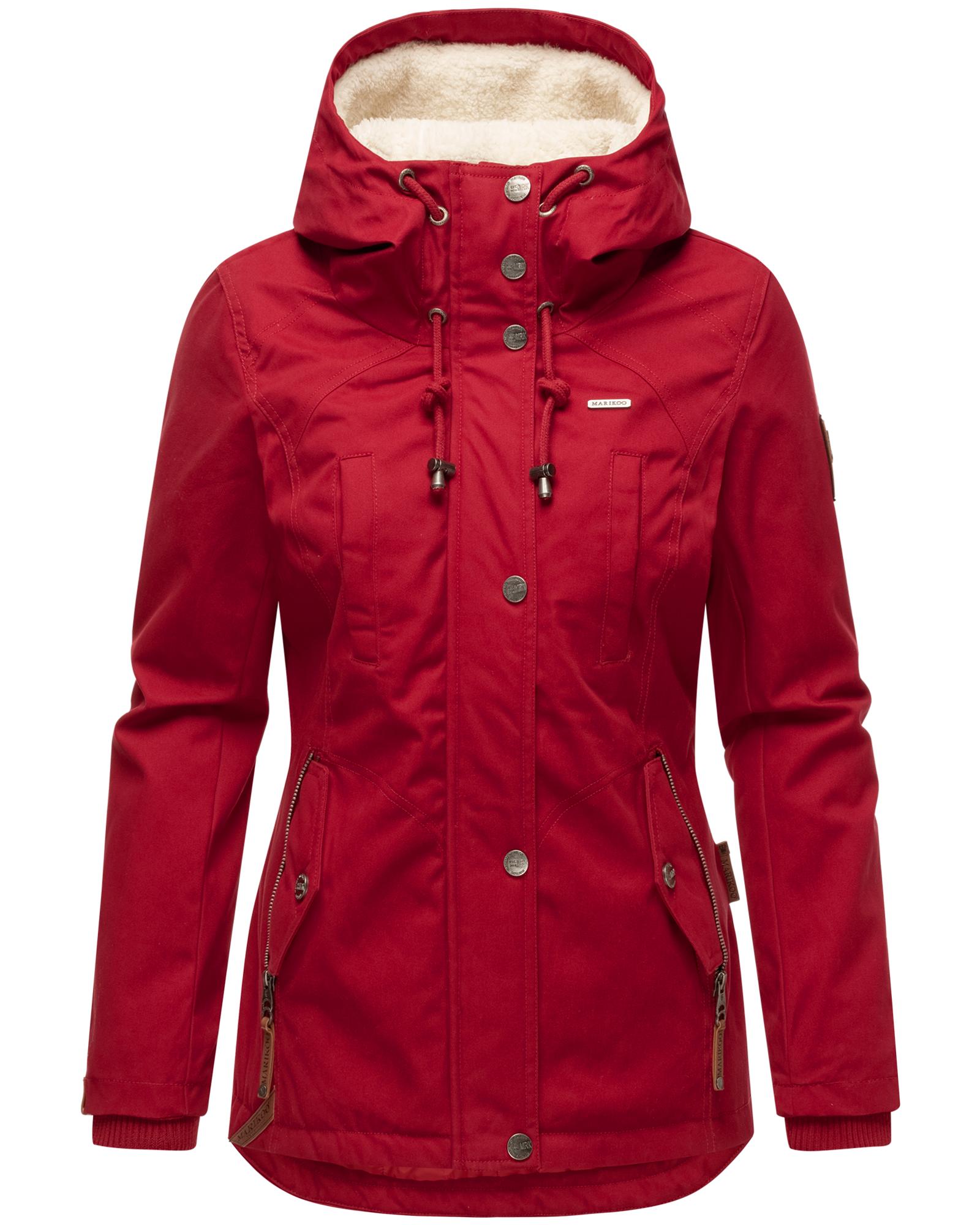 Marikoo Winterjacke "Bikoo" mit Kapuze sportliche Damen Outdoor Baumwolljacke mit Kapuze