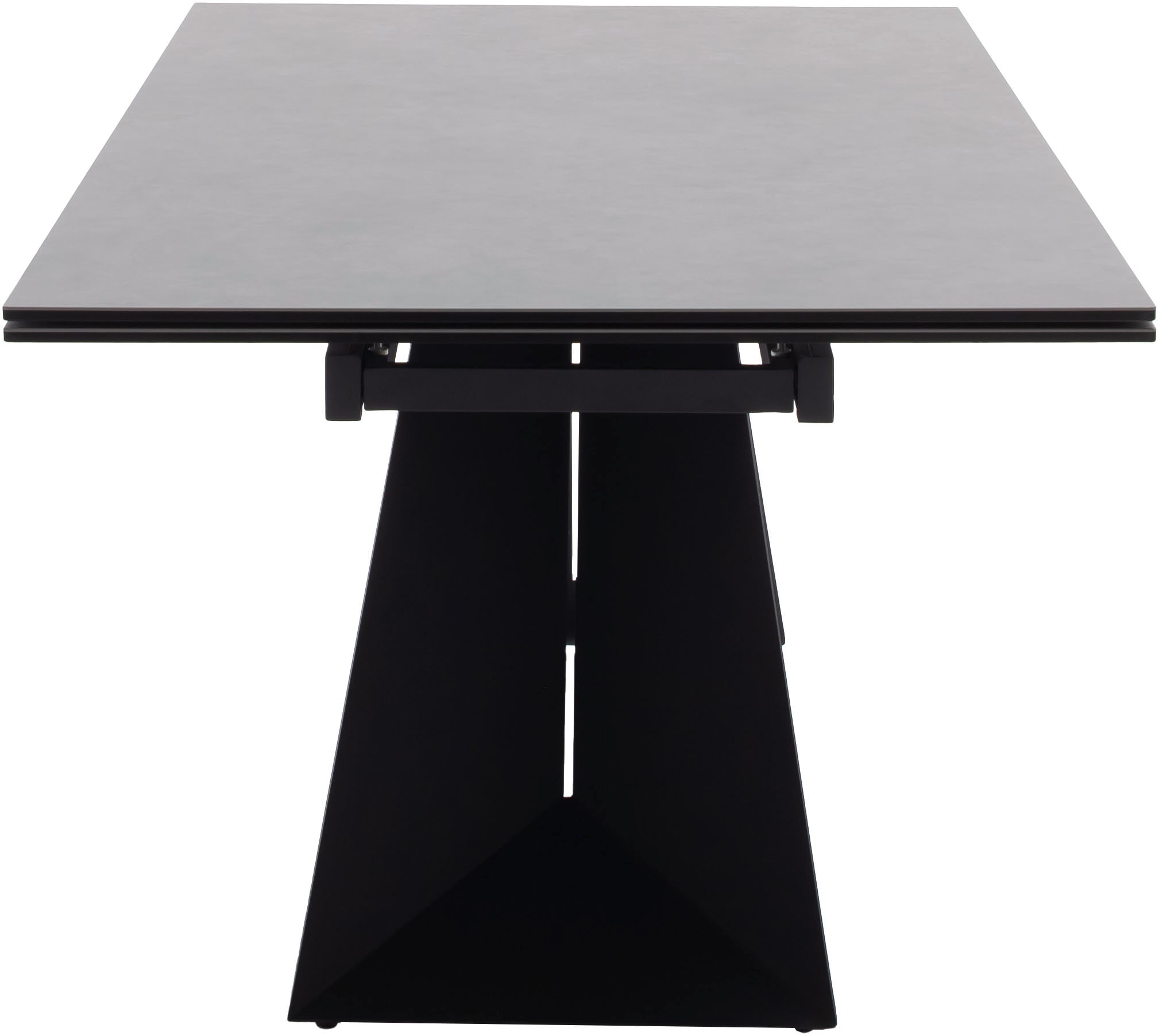 MCA furniture Esstisch »Nagoya« 1 Stk. tlg. Auszugstisch, Stirnauszug, Metallgestell, Keramik, Sicherheitsglas