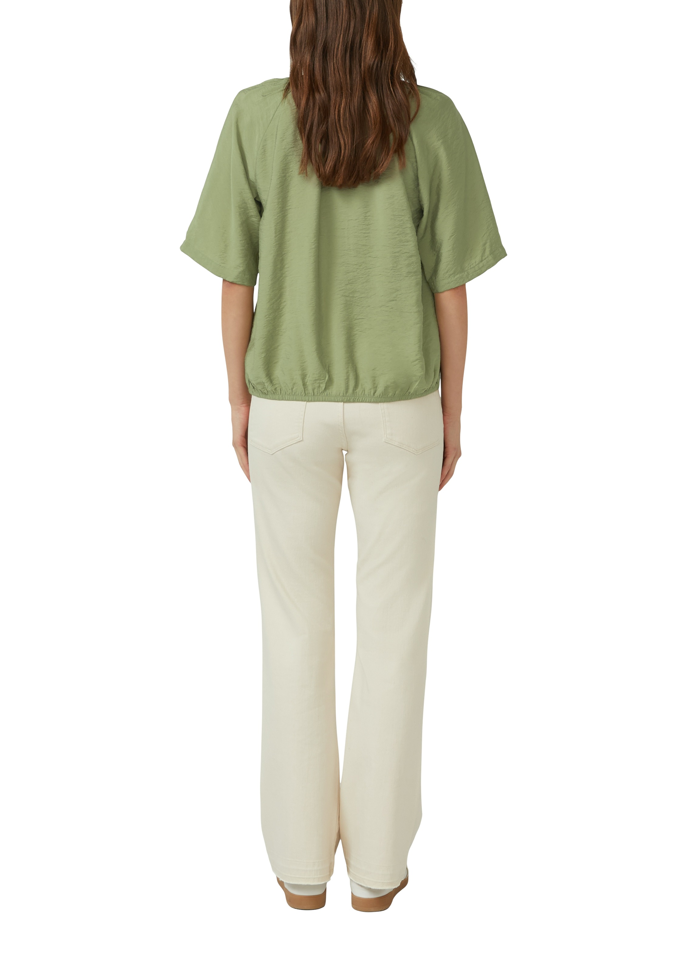 s.Oliver Klassische Bluse mit All-Over Print günstig online kaufen