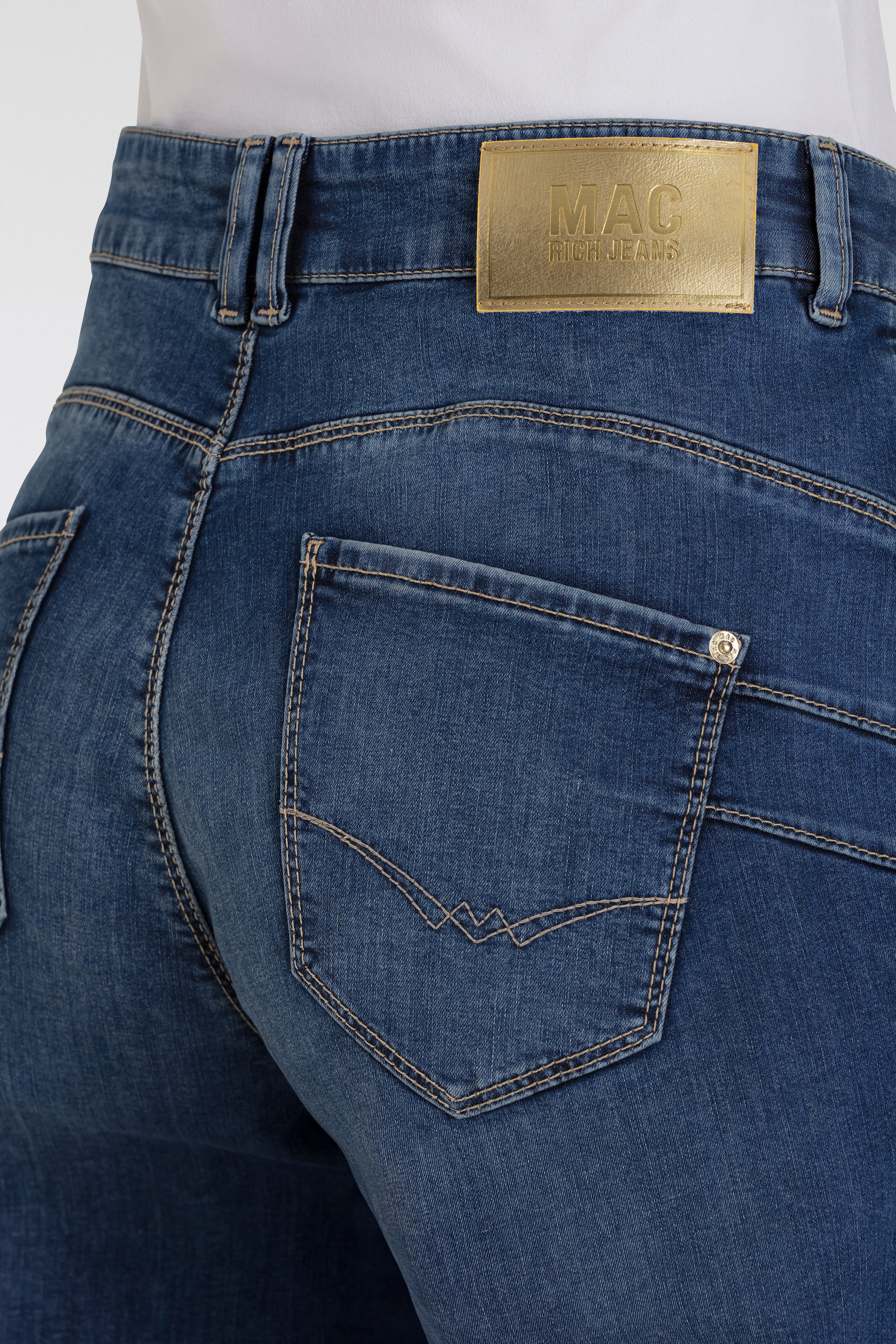 MAC Weite Jeans »RICH PALAZZO«, im Five-Pocket Style