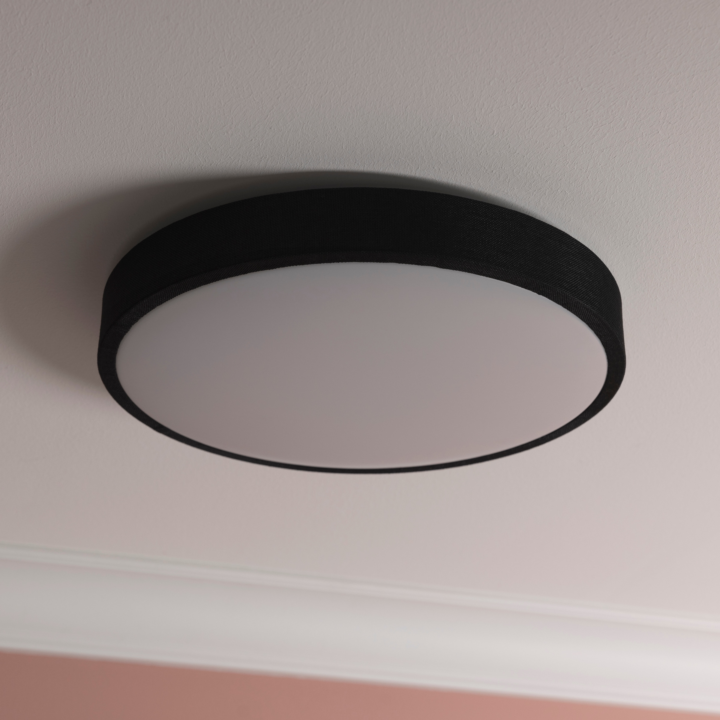 Brilliant LED Deckenleuchte »Filiz«, Textil, Ø 39 cm, 24 W, 2400 lm, 3000 K, 3-Stufen dimmbar