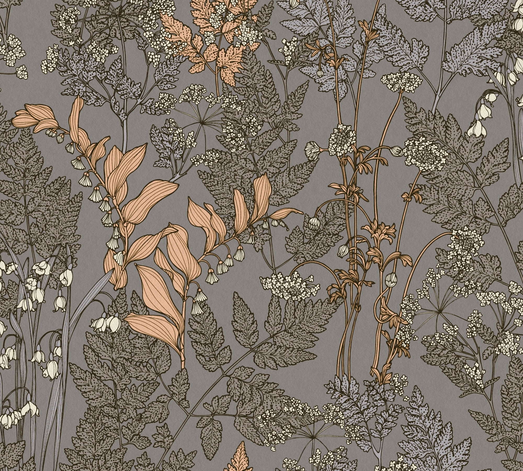 Architects Paper Vliestapete "Floral Impression" Wald botanisch floral glatt Tapete Blumen Tapeten Wohnzimmer Schlafzimmer Küche modern Design Büro