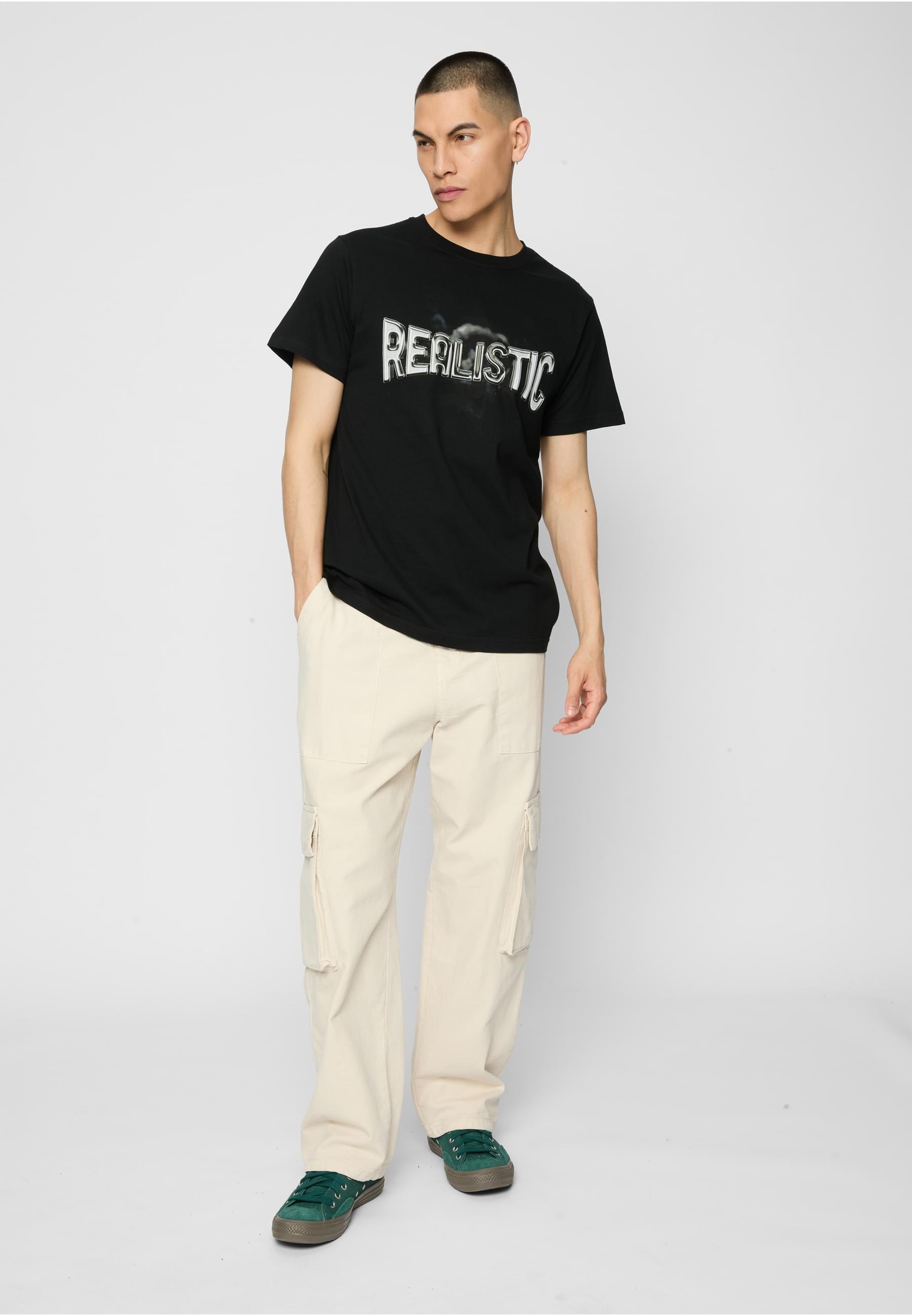 MisterTee T-Shirt »MisterTee Herren Realistic Tee«, (1 tlg.)