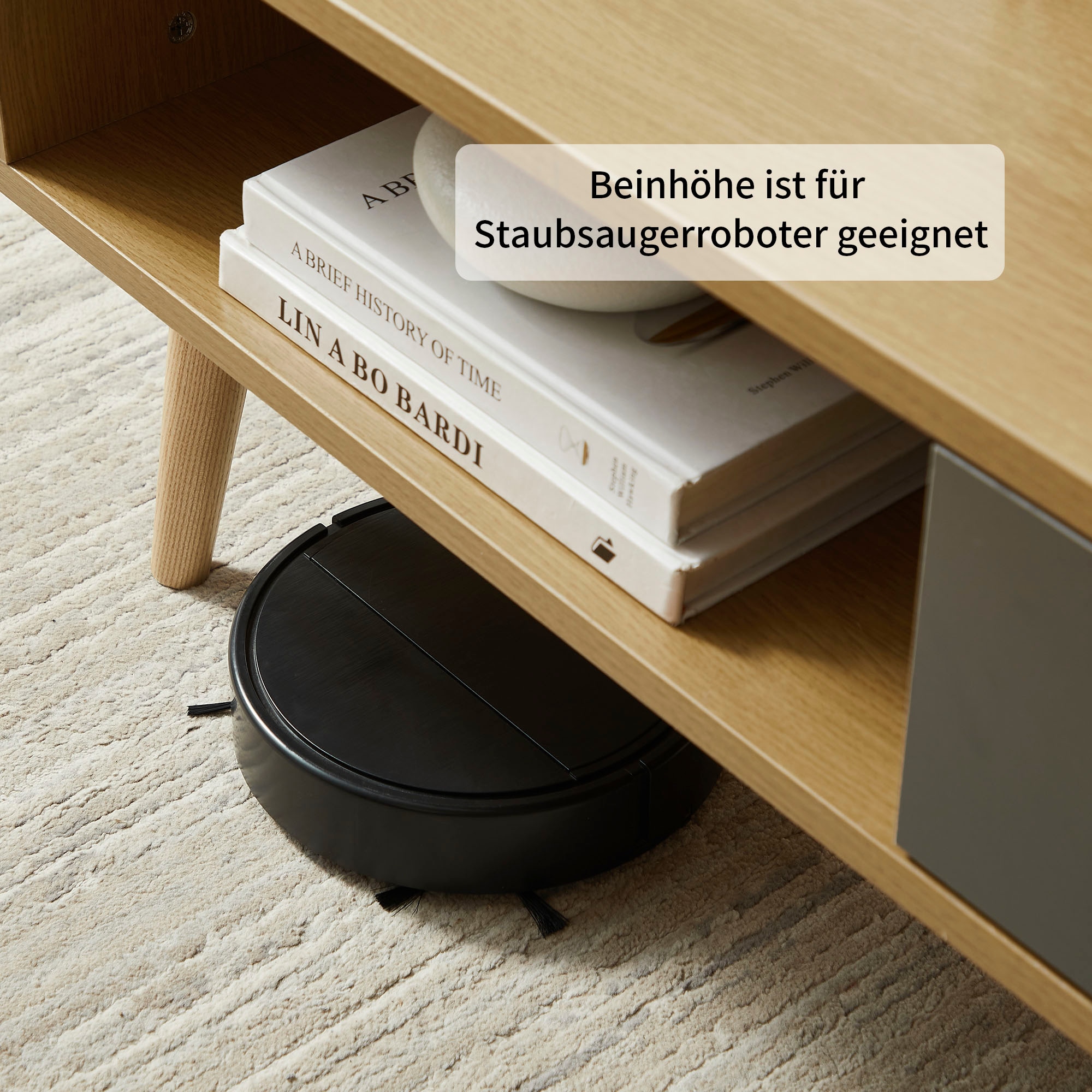 Leonique Couchtisch »Avril« Eichen-Melamin, FSC-zertifiziertem Eschenholz, Breite 110 cm