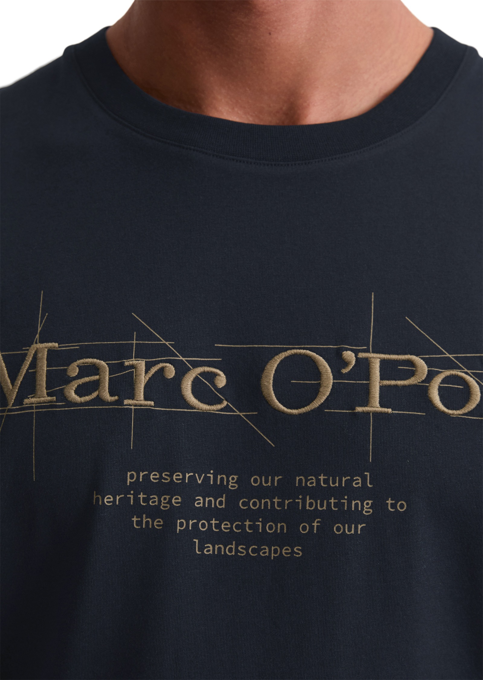 Marc O'Polo T-Shirt »aus reiner Bio-Baumwolle«
