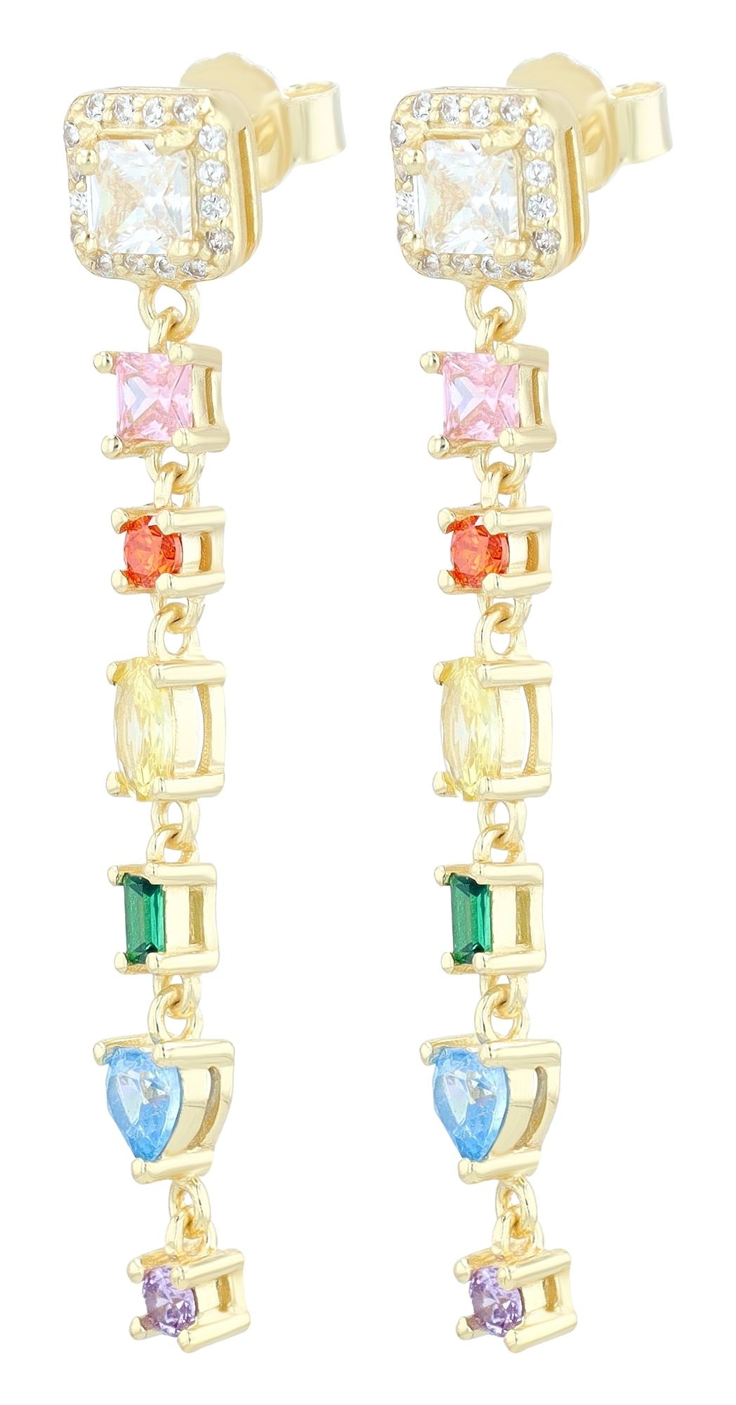 Adelia´s Paar Ohrhänger "Damen Ohrringe – Ohrstecker aus 925 Silber mit Zir günstig online kaufen