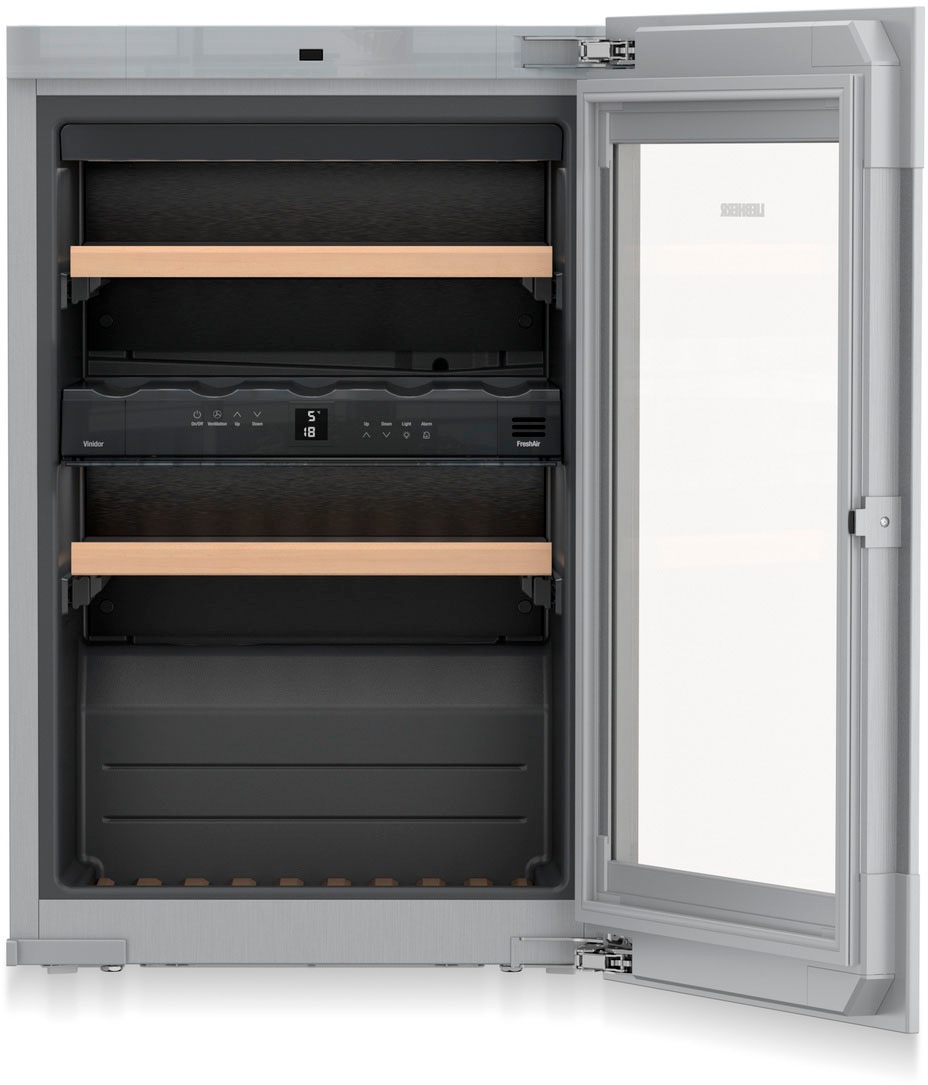 Liebherr Einbauweintemperierschrank »EWTgb 1683 Vinidior«, für 33 St. Standardflaschen á 075l, FreshAir-Aktivkohlefilter, Kindersicherung