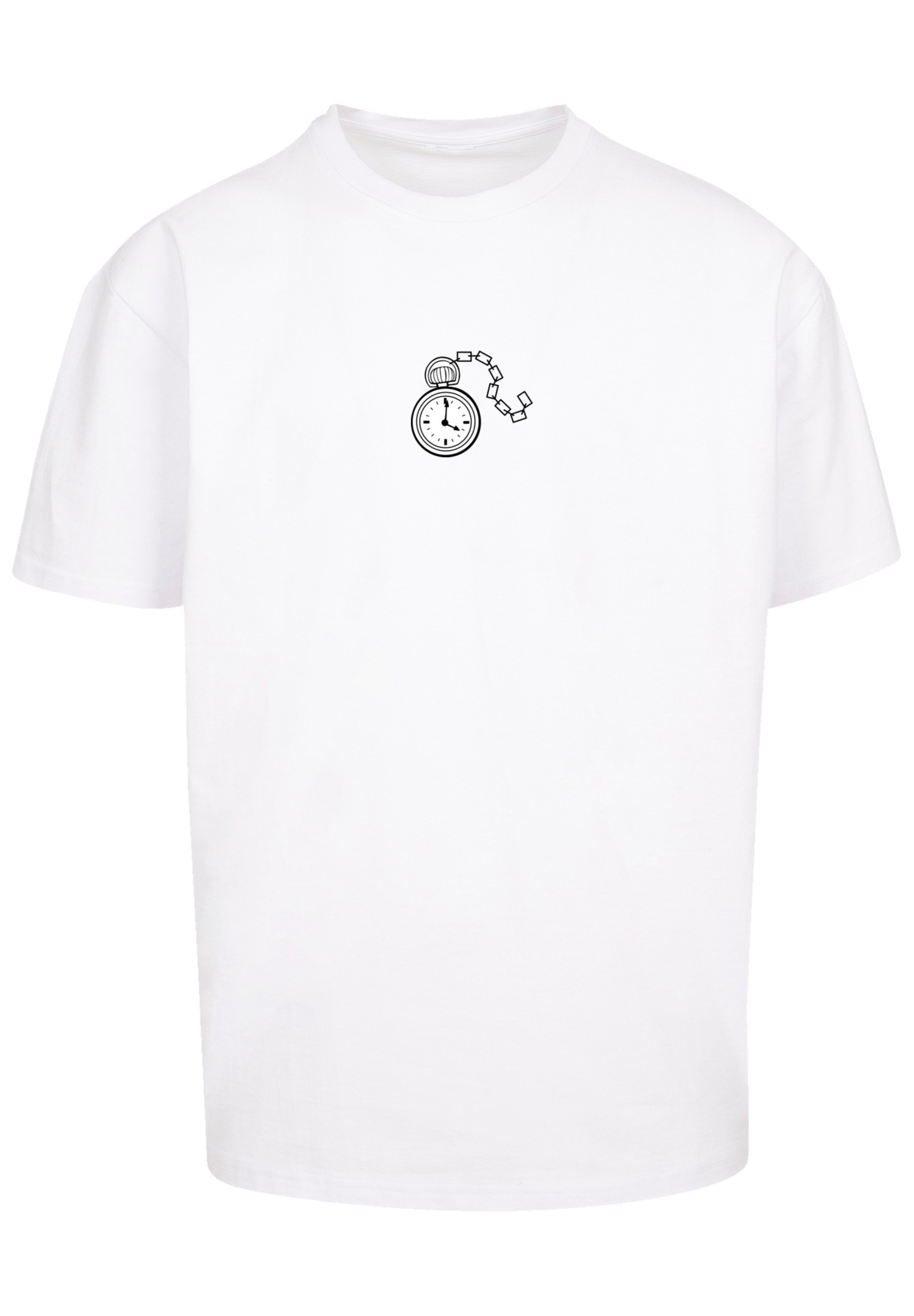 F4NT4STIC T-Shirt »Alice im Wunderland Uhr Hase«, Premium Qualität, Nostalgie, Kinderserie