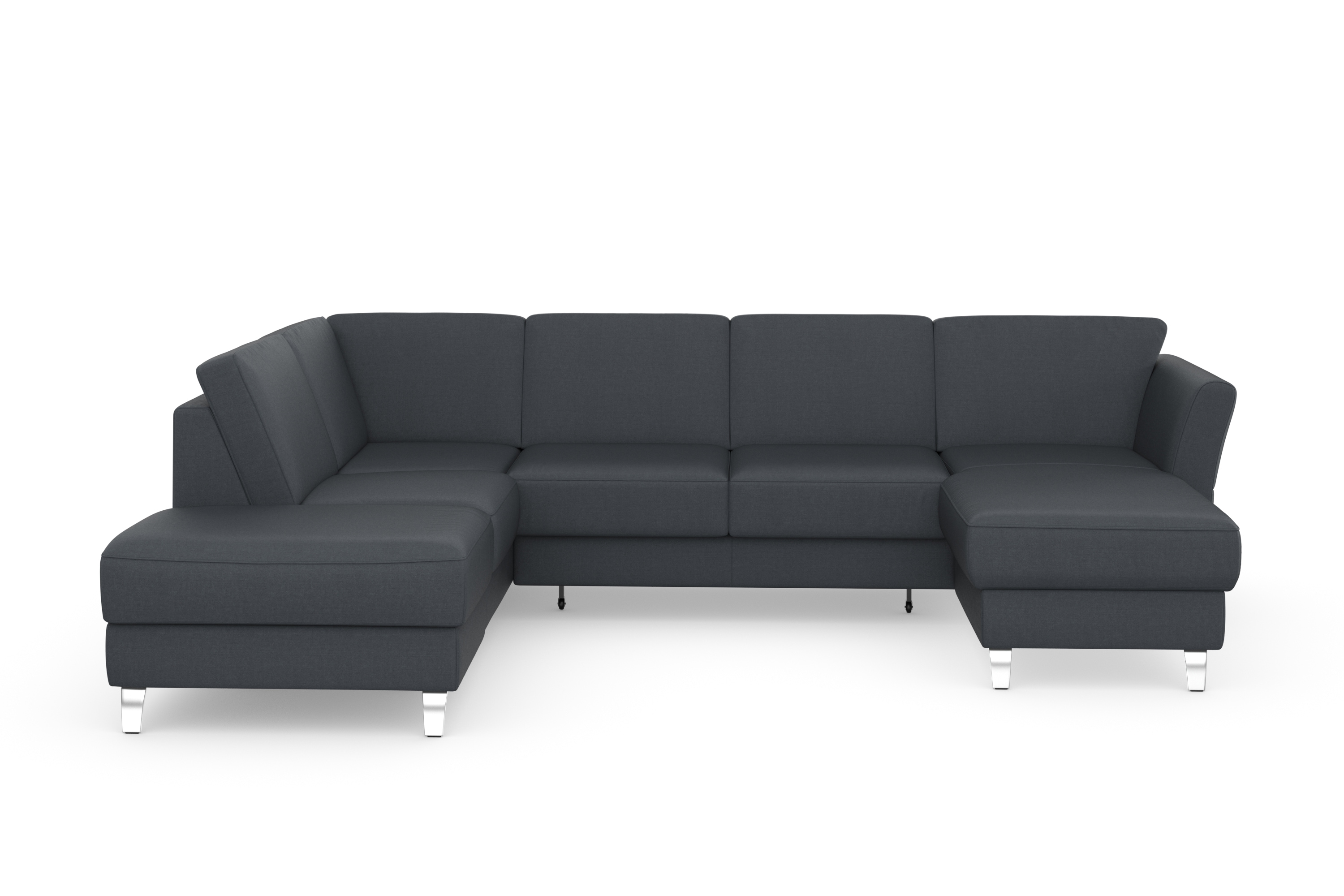 sit&more Wohnlandschaft "Visby U-Form" Wahlweise mit Schlaffunktion und Stauraum, frei im Raum stellbar
