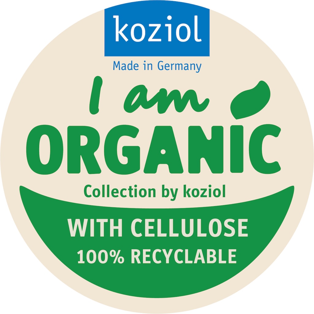 KOZIOL Coffee-to-go-Becher »ISO TO GO LIKE A HUG IN A MUG«, (1 tlg.), 100% biobasiertes Material,doppelwandig,melaminfrei,recycelbar,400ml