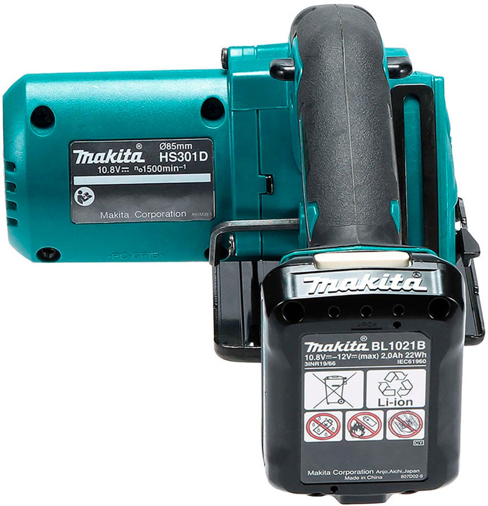 Makita Akku-Handkreissäge »HS301DZ«, 12 V, 85 mm, ohne Akku und Ladegerät