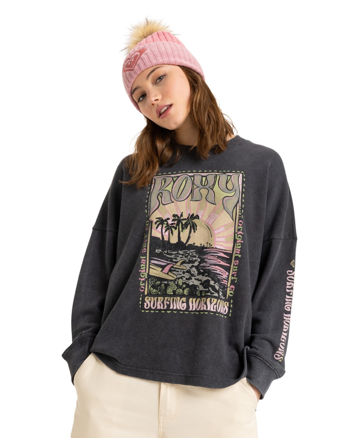 Roxy Rundhalspullover Eastside Midweight - Longsleeve günstig online kaufen