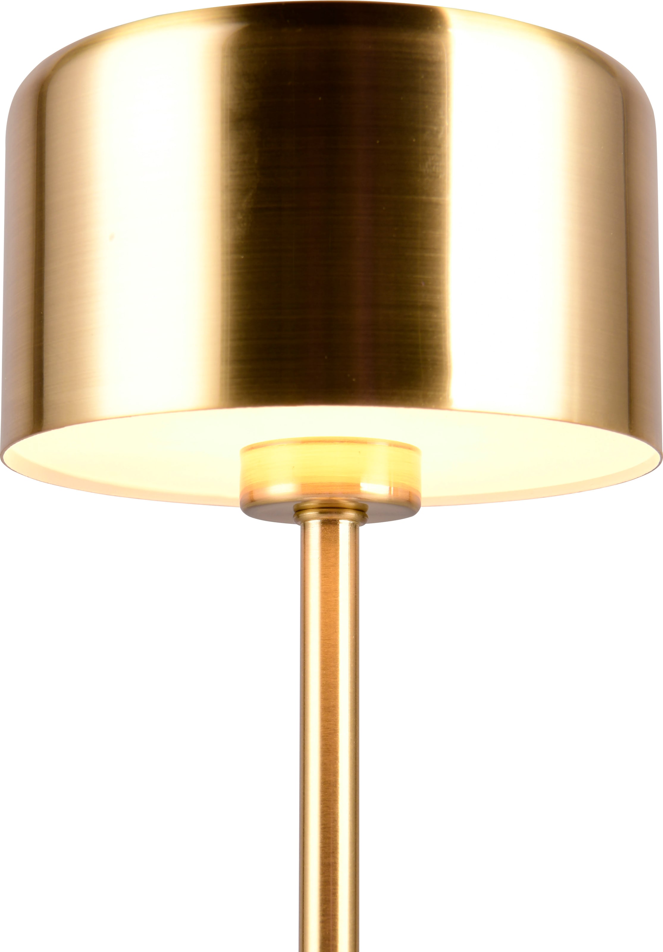 Leonique LED Tischleuchte »Kadira«, 1 flammig-flammig, Akku Tischlampe mit USB-C Anschluss, Touchdimmer 4 Stufen, Höhe 30cm