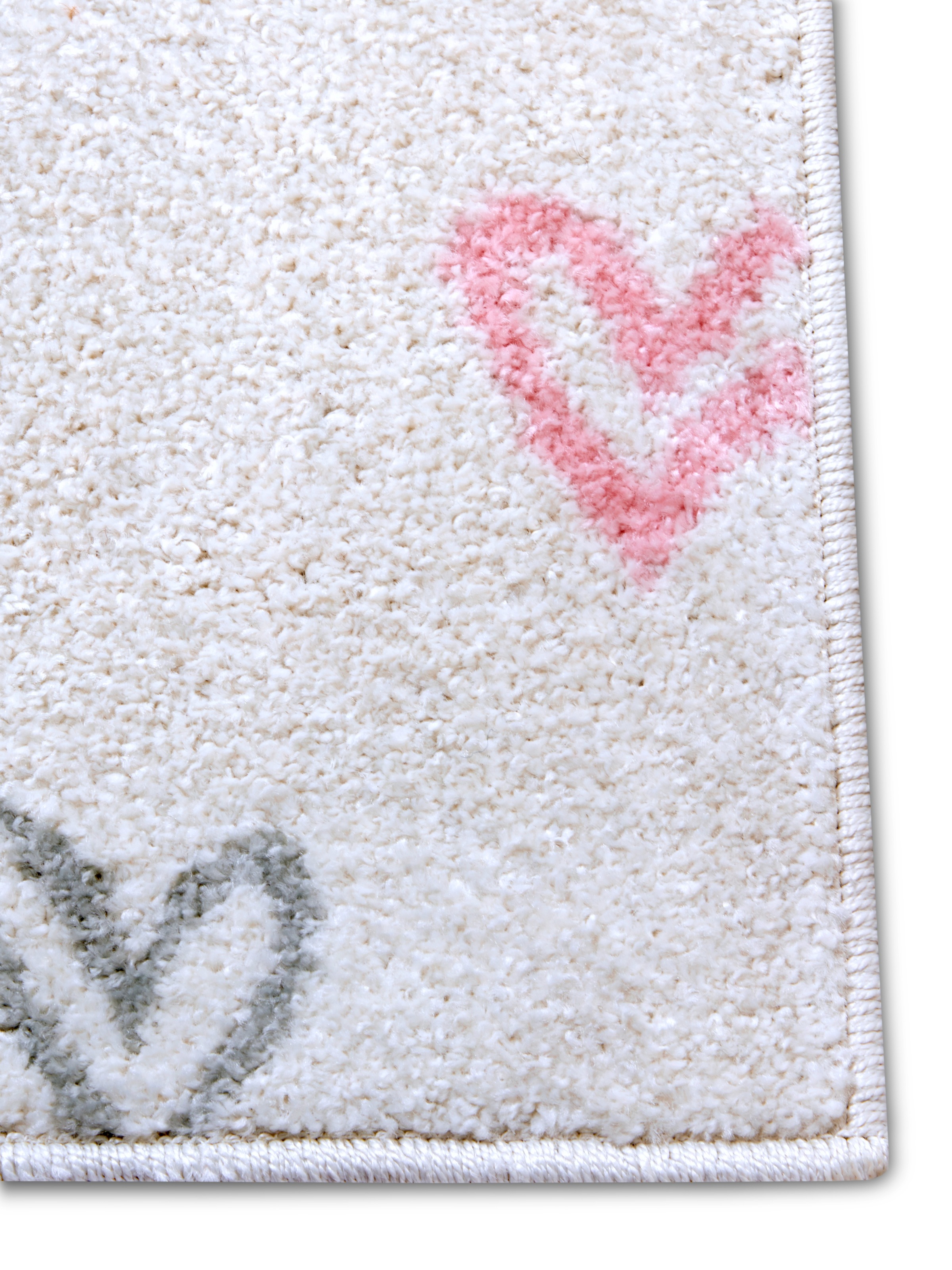 HANSE Home Kinderteppich »Adventures Hearts«, rechteckig, 7 mm Höhe, Spielteppich, fest, Kinderzimmer, Kurzflor, Spielunterlage
