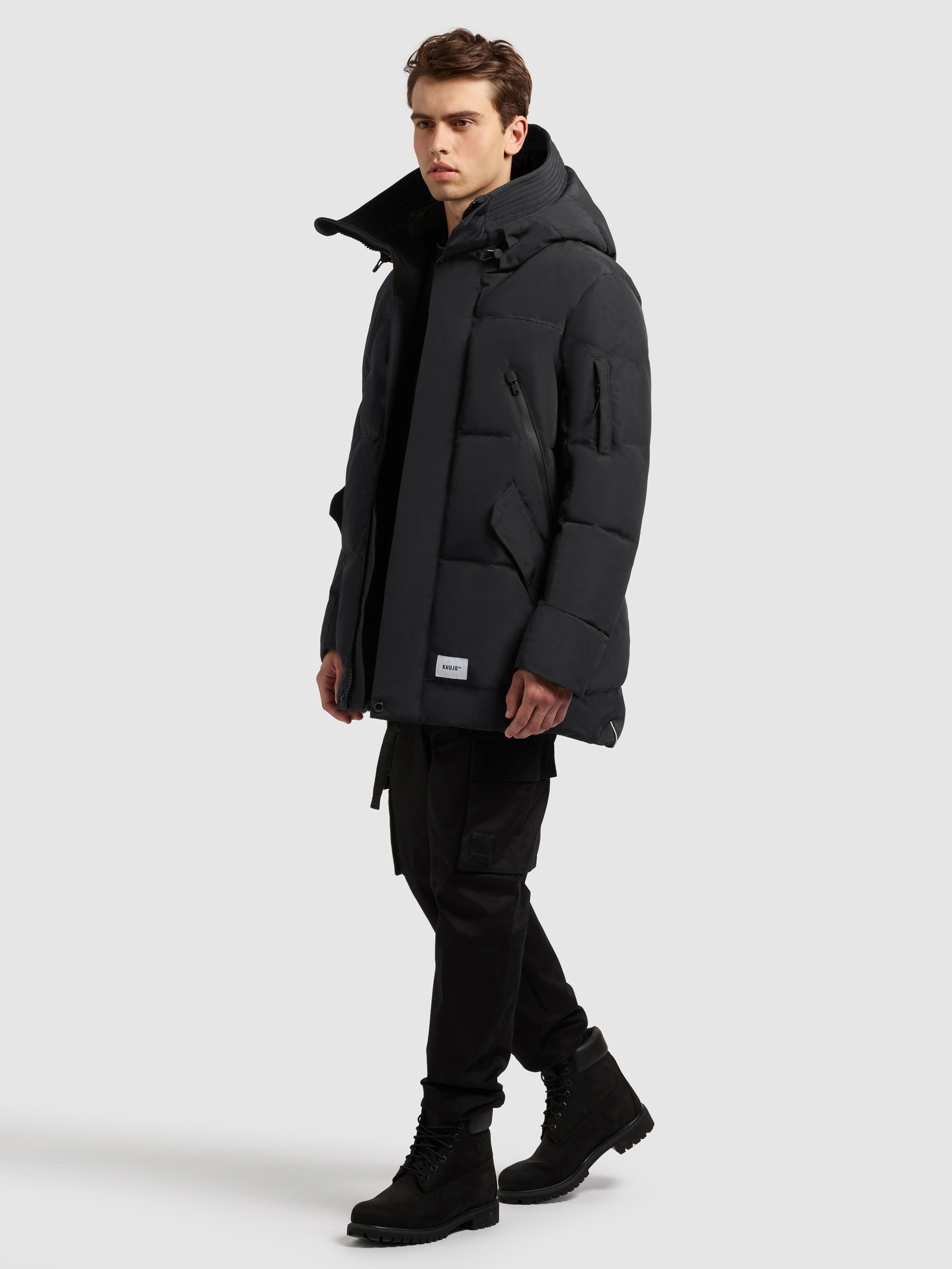 khujo Steppjacke »KANF2« mit Kapuze