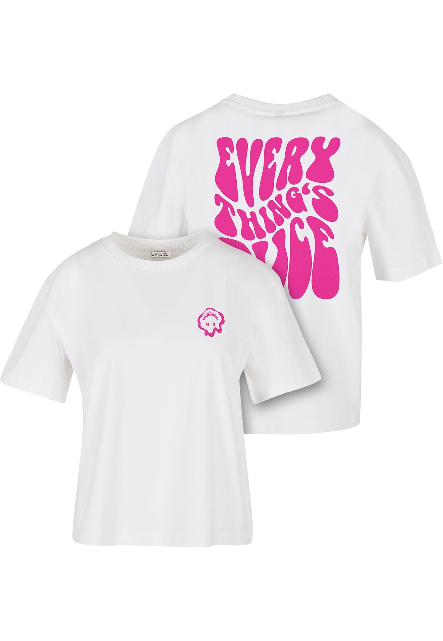 Miss Tee T-Shirt "Miss Tee Damen Everythings Nice Tee" 1 Stk. tlg. günstig online kaufen
