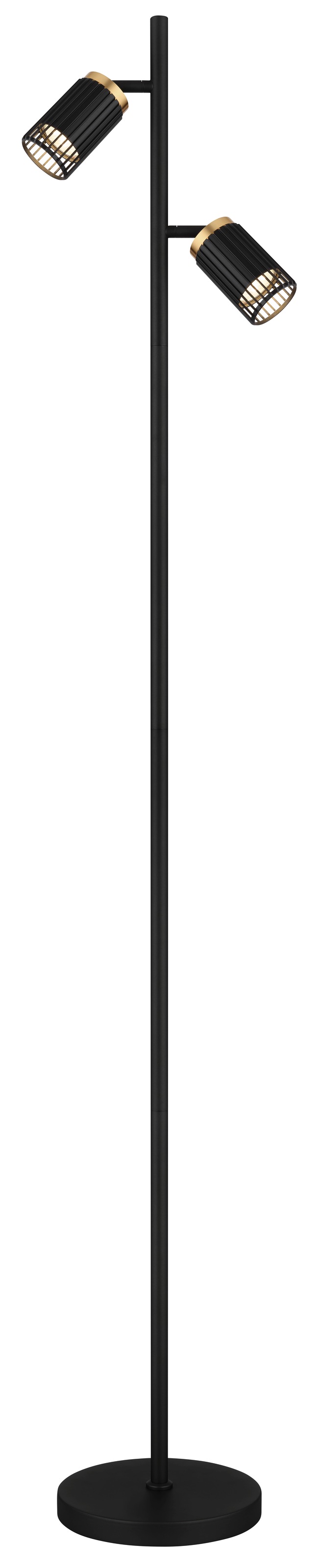 GLOBO LIGHTING Stehlampe »KORBEN«, Leuchtmittel GU10 | ohne Leuchtmittel, Stehleuchte/Wohnzimmer/Schlafzimmer/Flur