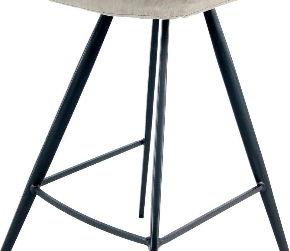 Kayoom Hochstuhl »Barstuhl Samantha 325 2er-Set, 2er-Set Barhocker«, (Set), 2 St., schlicht, bequem, niedrige Rückenlehne, zeitloses Design