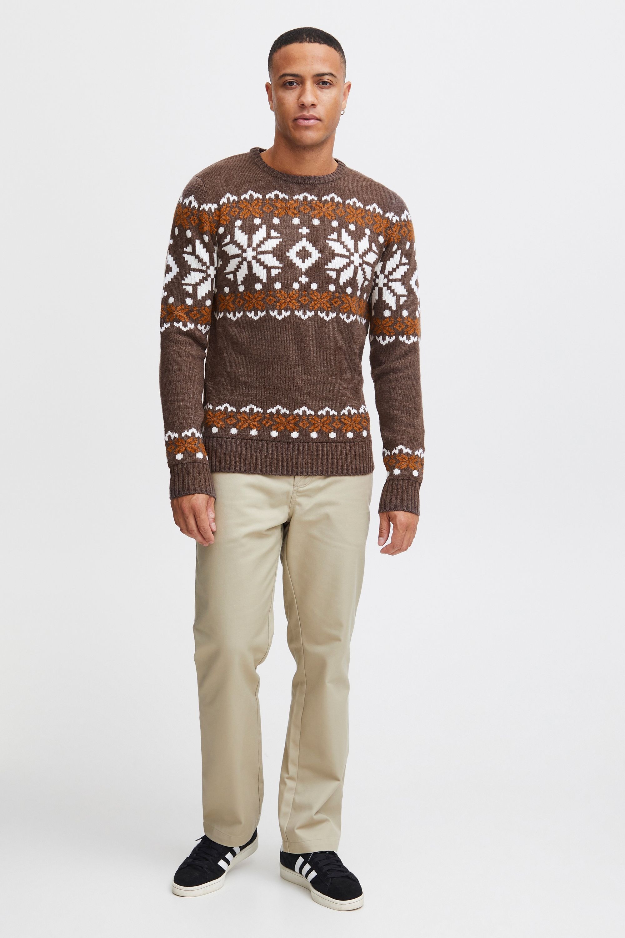 Solid Rundhalspullover "Rundhalspullover SDNorwig" günstig online kaufen