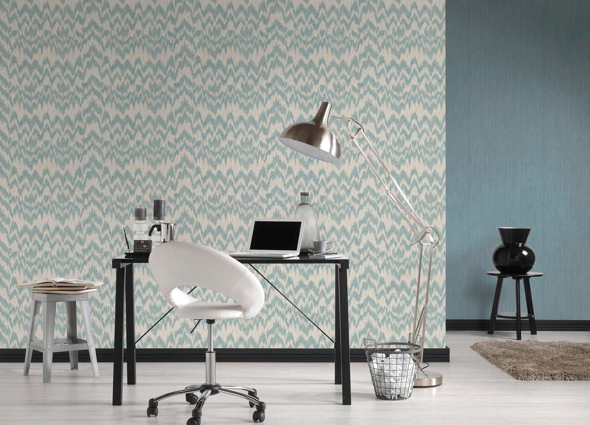 METROPOLIS BY MICHALSKY LIVING Vliestapete »Dream Again«, Ethnomuster-abstrakt-minimalistisch, Geometrische Tapete Designer Tapete Tapeten Wohnzimmer Schlafzimmer