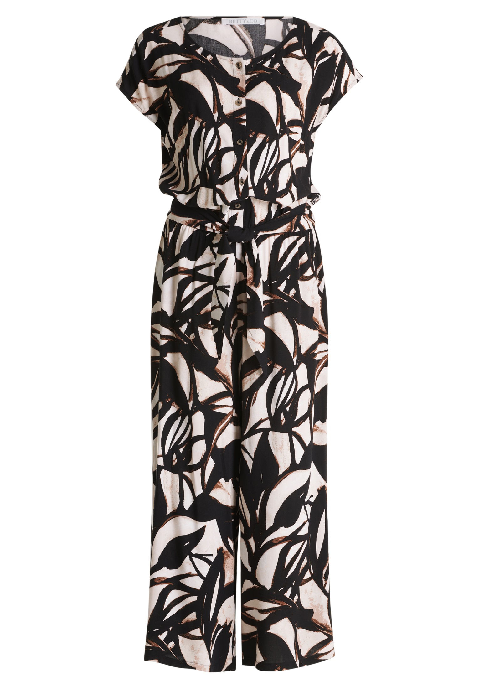 Betty&Co Overall "Betty & Co Jumpsuit mit U-Boot-Ausschnitt", (1 tlg.), Nah günstig online kaufen