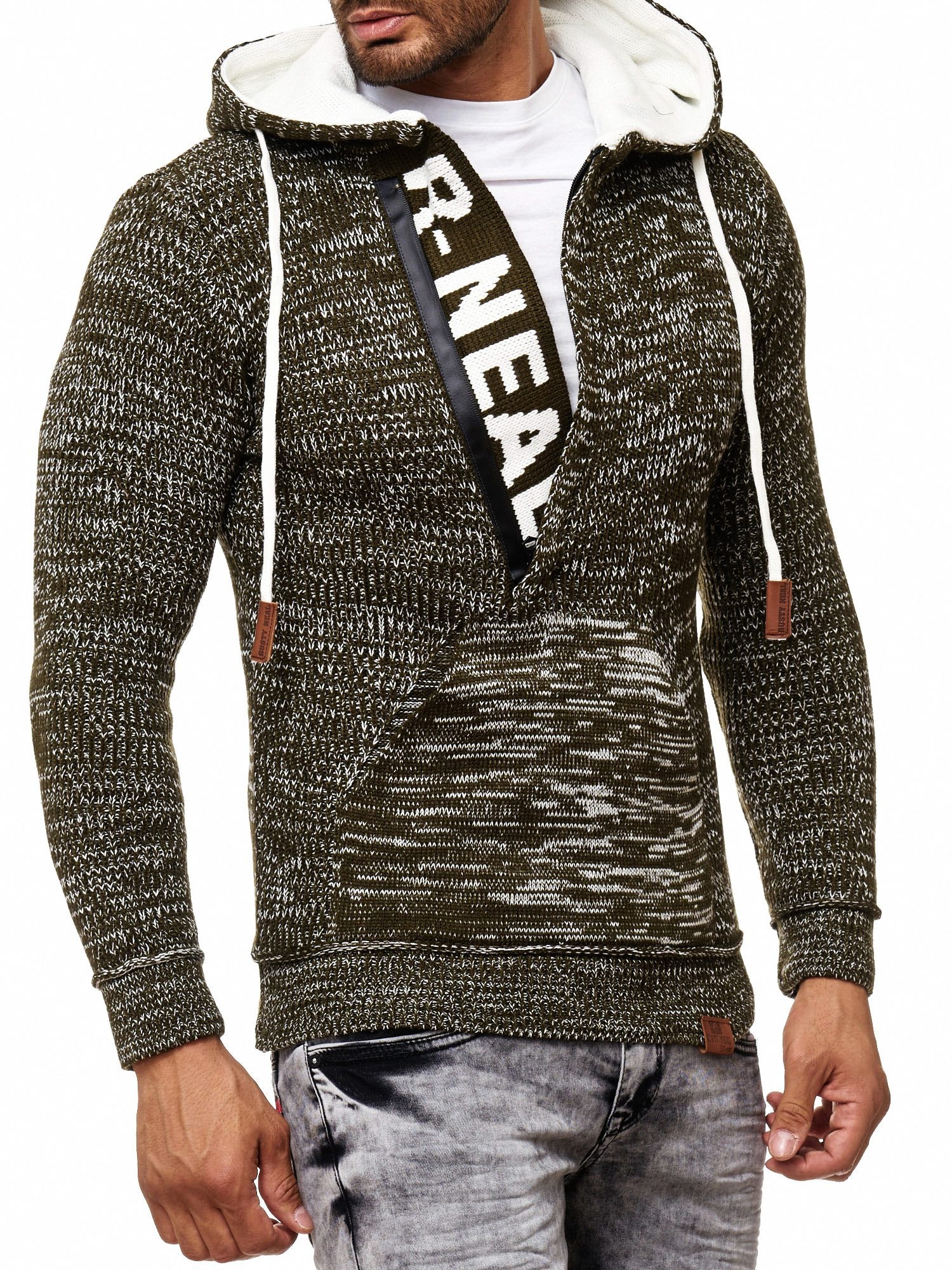 Thumbnail - Rusty Neal Kapuzensweatshirt, mit stylischem Ausschnitt