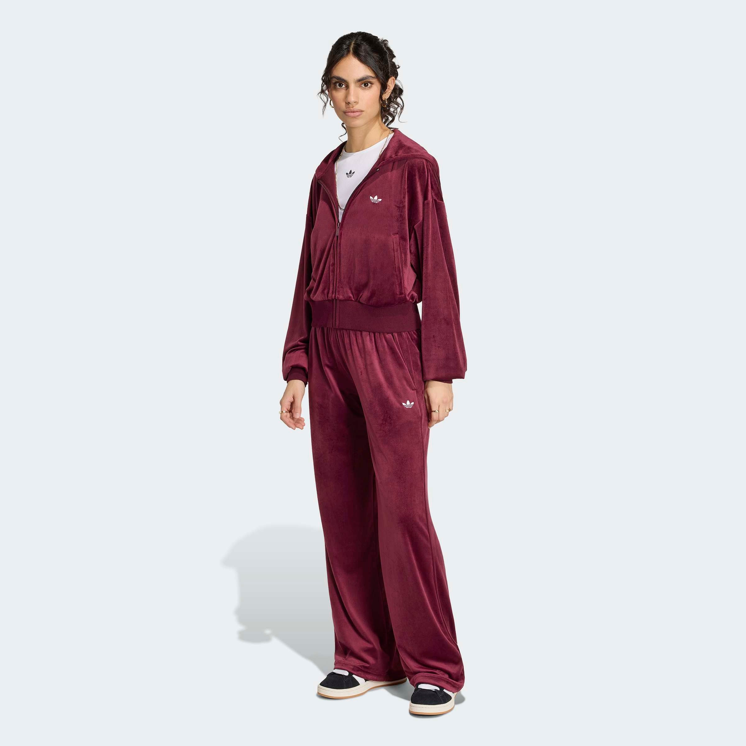 adidas Originals Kapuzensweatshirt »ESSENTIALS VELOURS TRACK«
