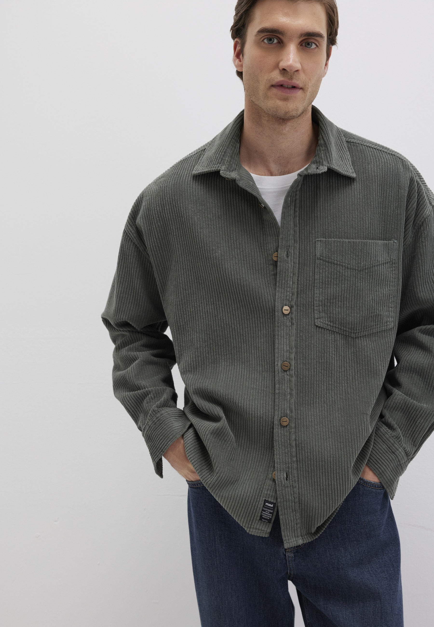 Mavi Langarmhemd "LONG SLEEVE SHIRT", Cordhemd günstig online kaufen