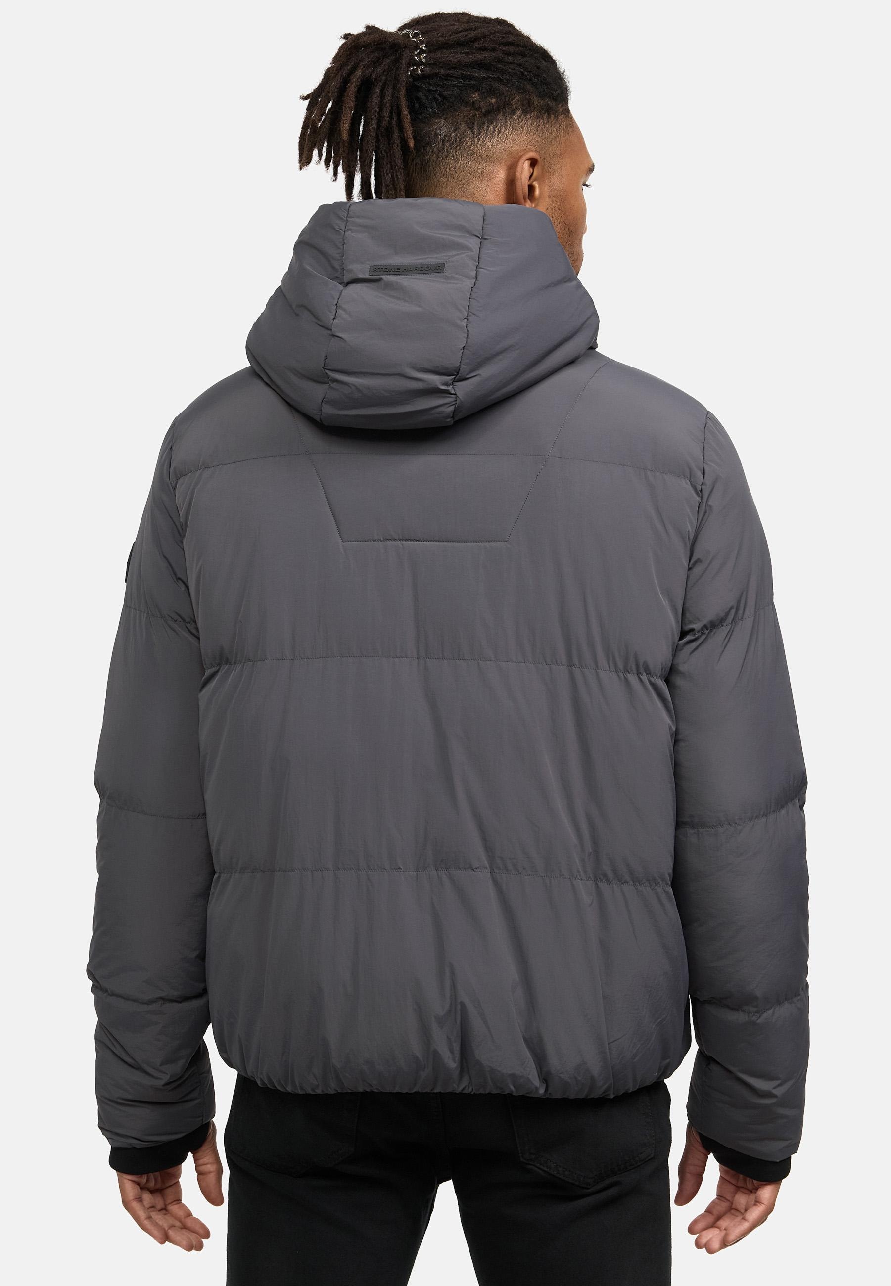 Stone Harbour Steppjacke »Tayroos XX«, mit Kapuze, Gesteppte Herren Winterjacke mit Kapuze