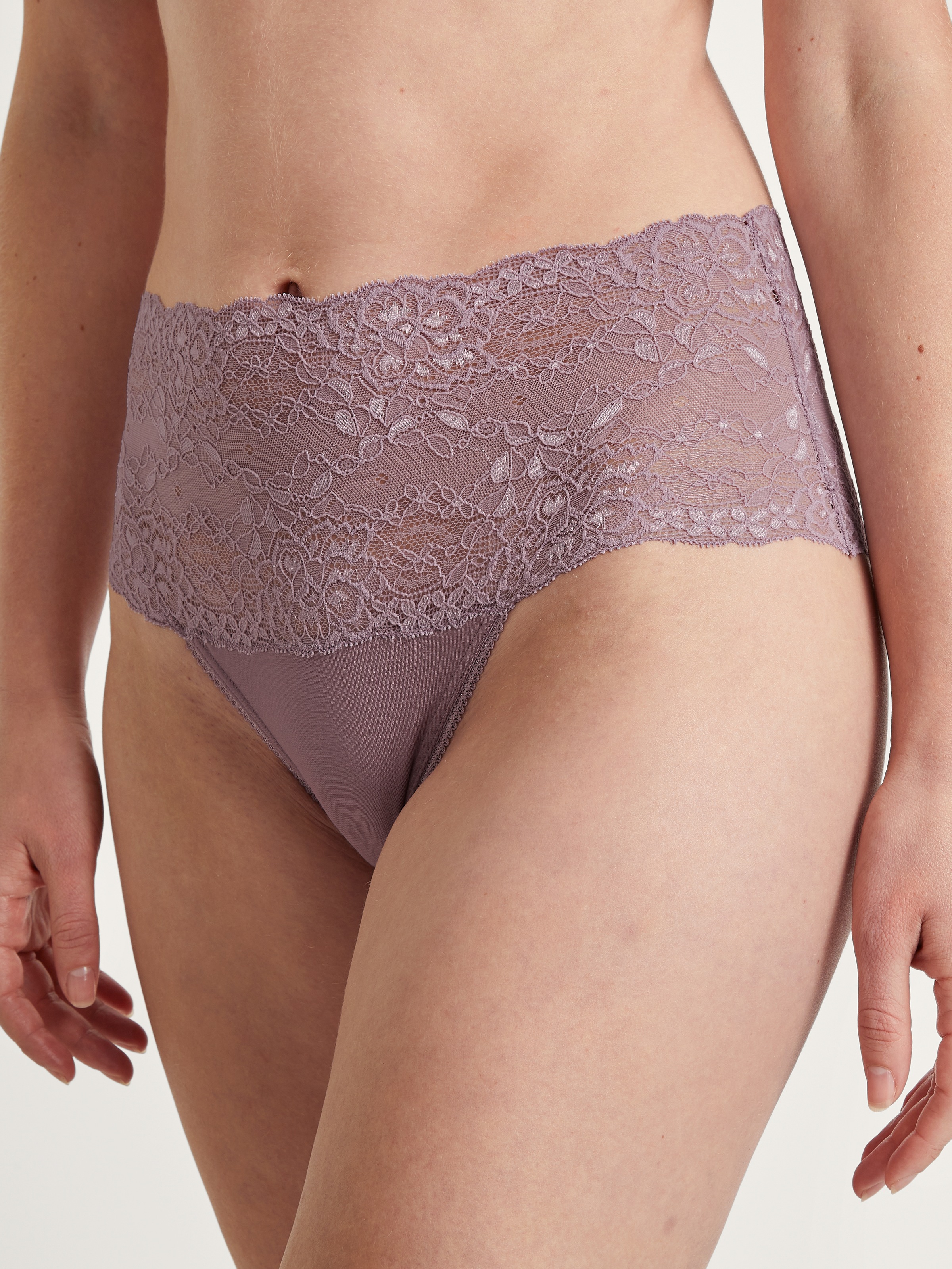 CALIDA Slip »Sensual Secrets«, mit breitem, transparentem Spitzenbund