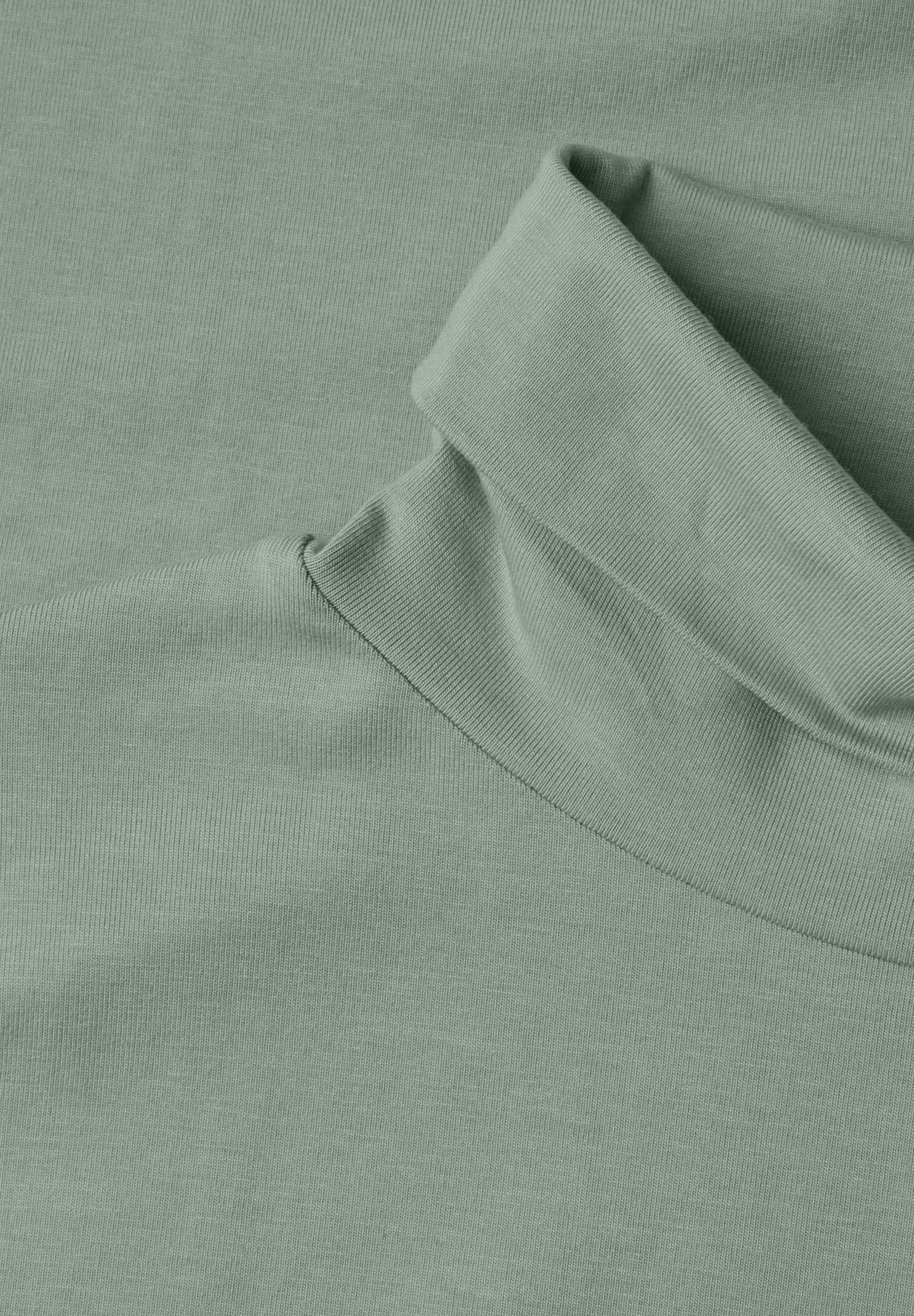 STREET ONE Langarmshirt in Unifarbe
