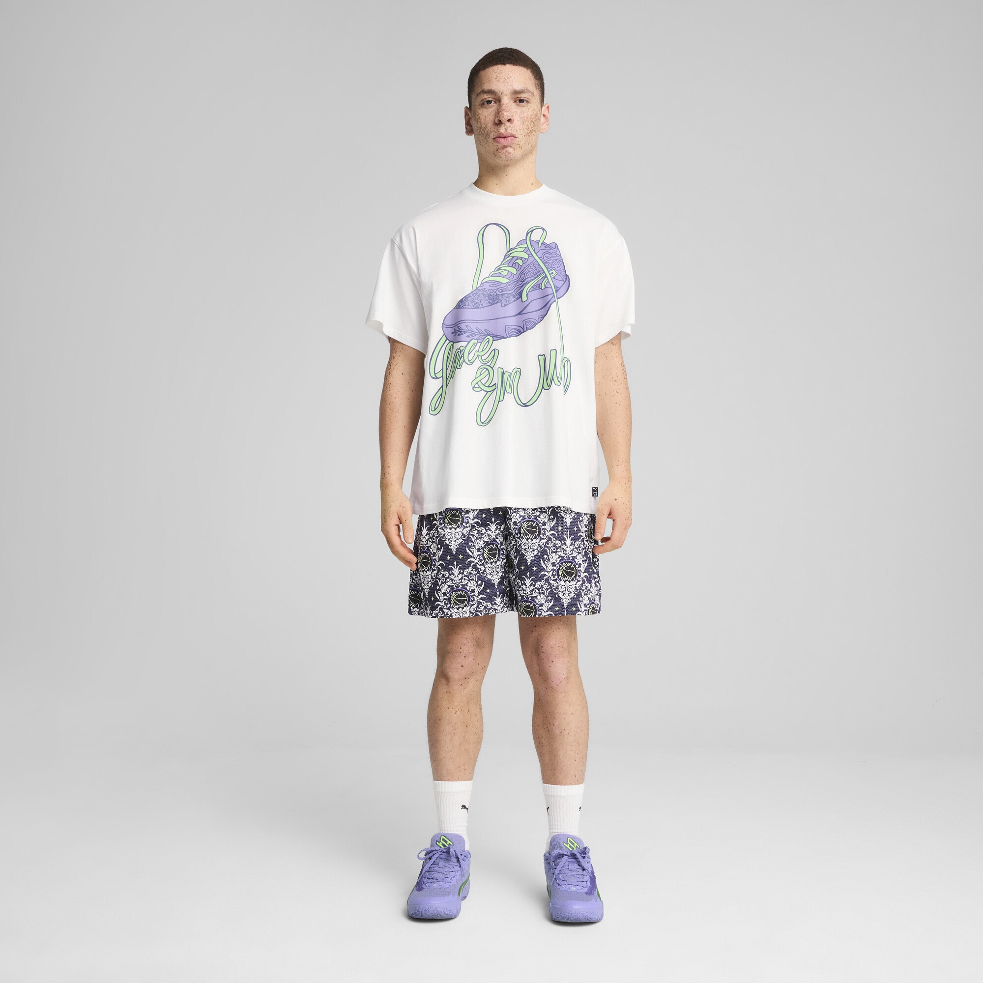 PUMA Trainingsshirt »Lace Em Up Oversized Basketballshirt Erwachsene«