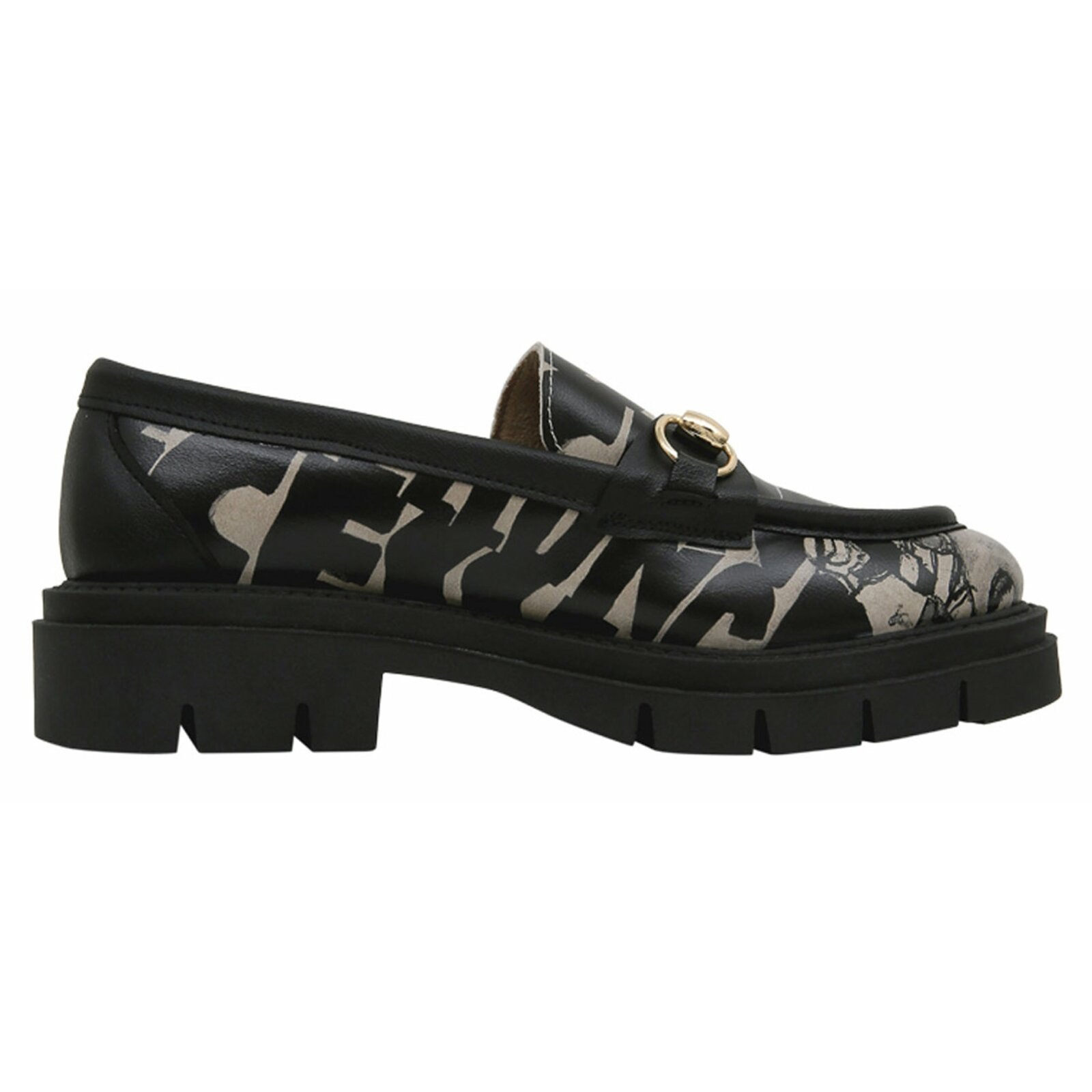 DOGO Loafer "Cindy Supper Blackwhite Damen Slipper/ Halbschuhe / Female", V günstig online kaufen