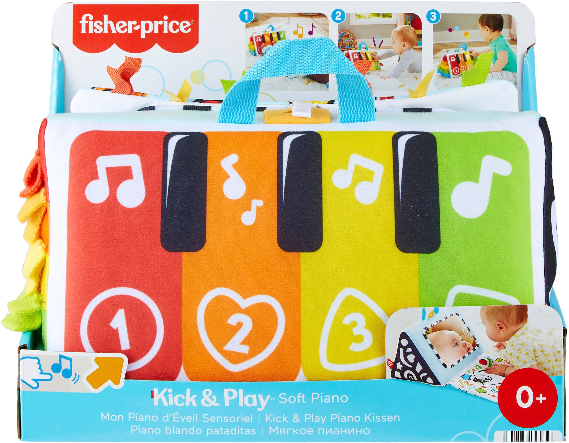 Fisher-Price® Lernspielzeug »Kick & Play Soft Piano«, mit Licht und Sound