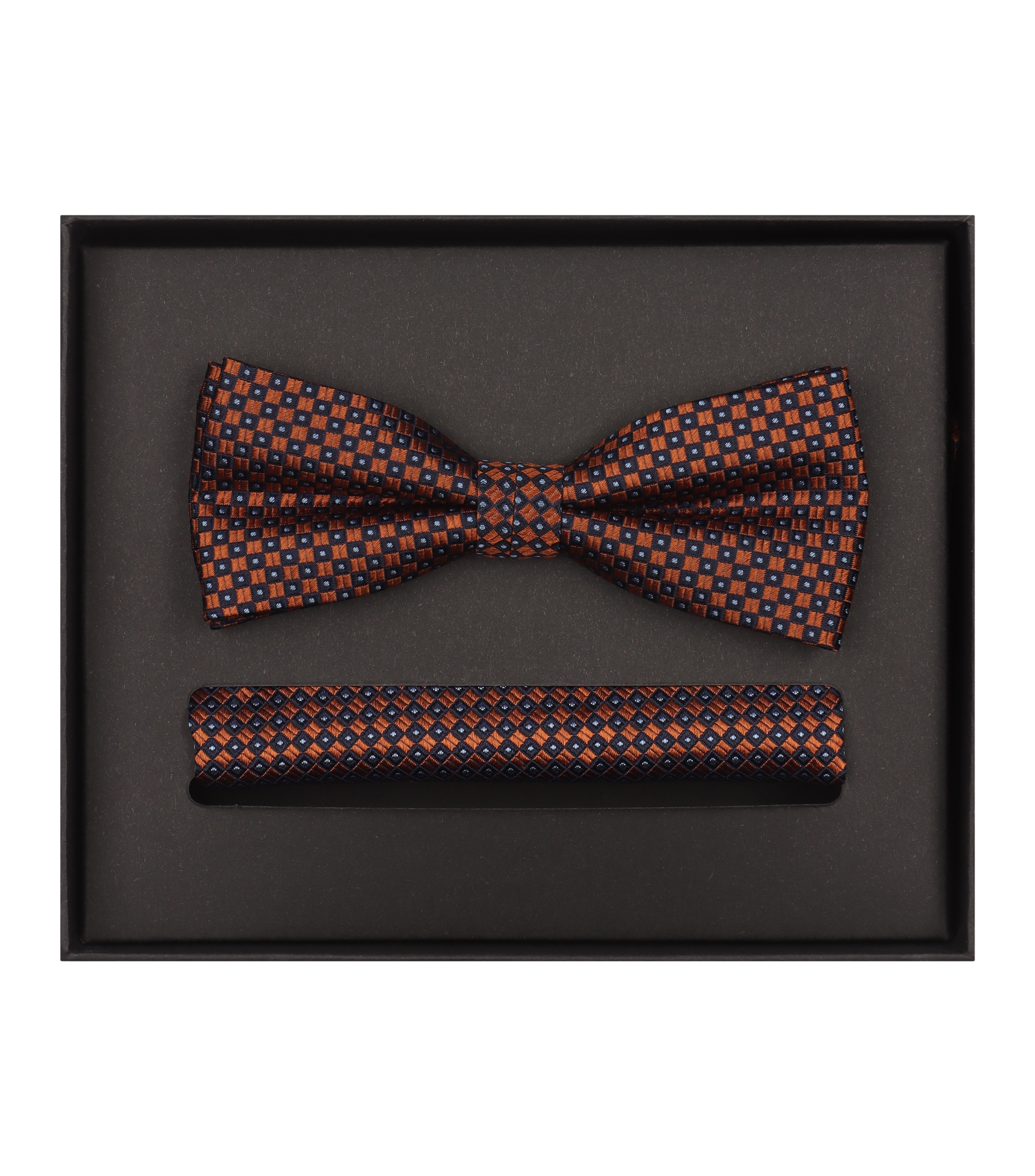 VENTI Herren Fliege "VENTI Accessoires gemustert", orange, 100% Seide, Fliegen