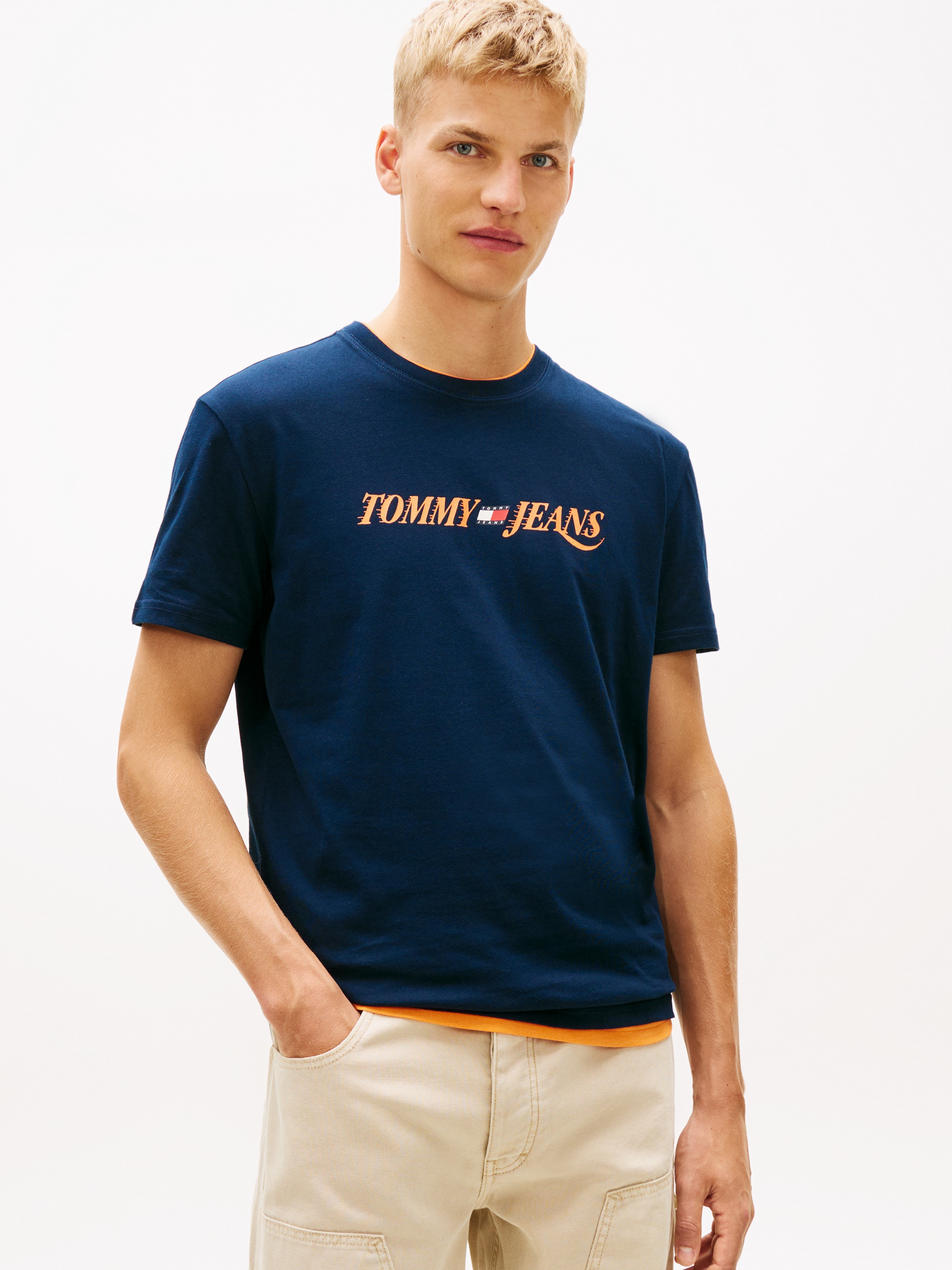 Tommy Jeans T-Shirt "REGULAR VINTAGE LA" Regular fit mit Print günstig online kaufen