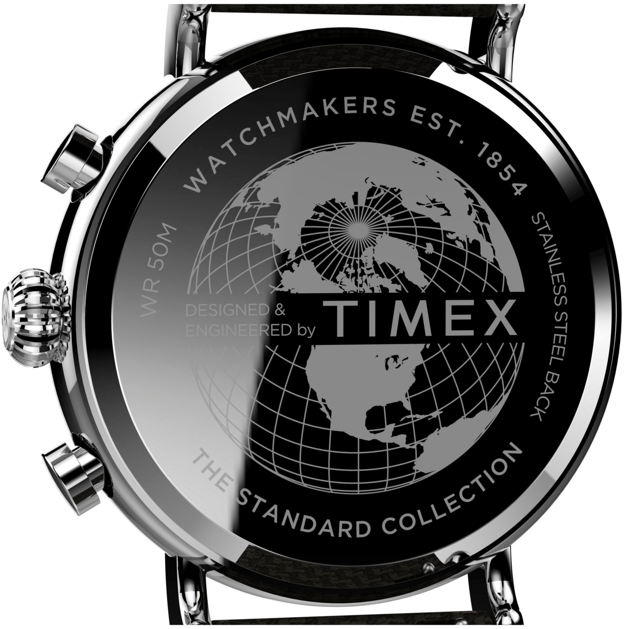 Timex Chronograph »WATERBURY STANDARD«, Quarzuhr, Armbanduhr, Herrenuhr, Datum, Leuchtzeiger, Stoppfunktion
