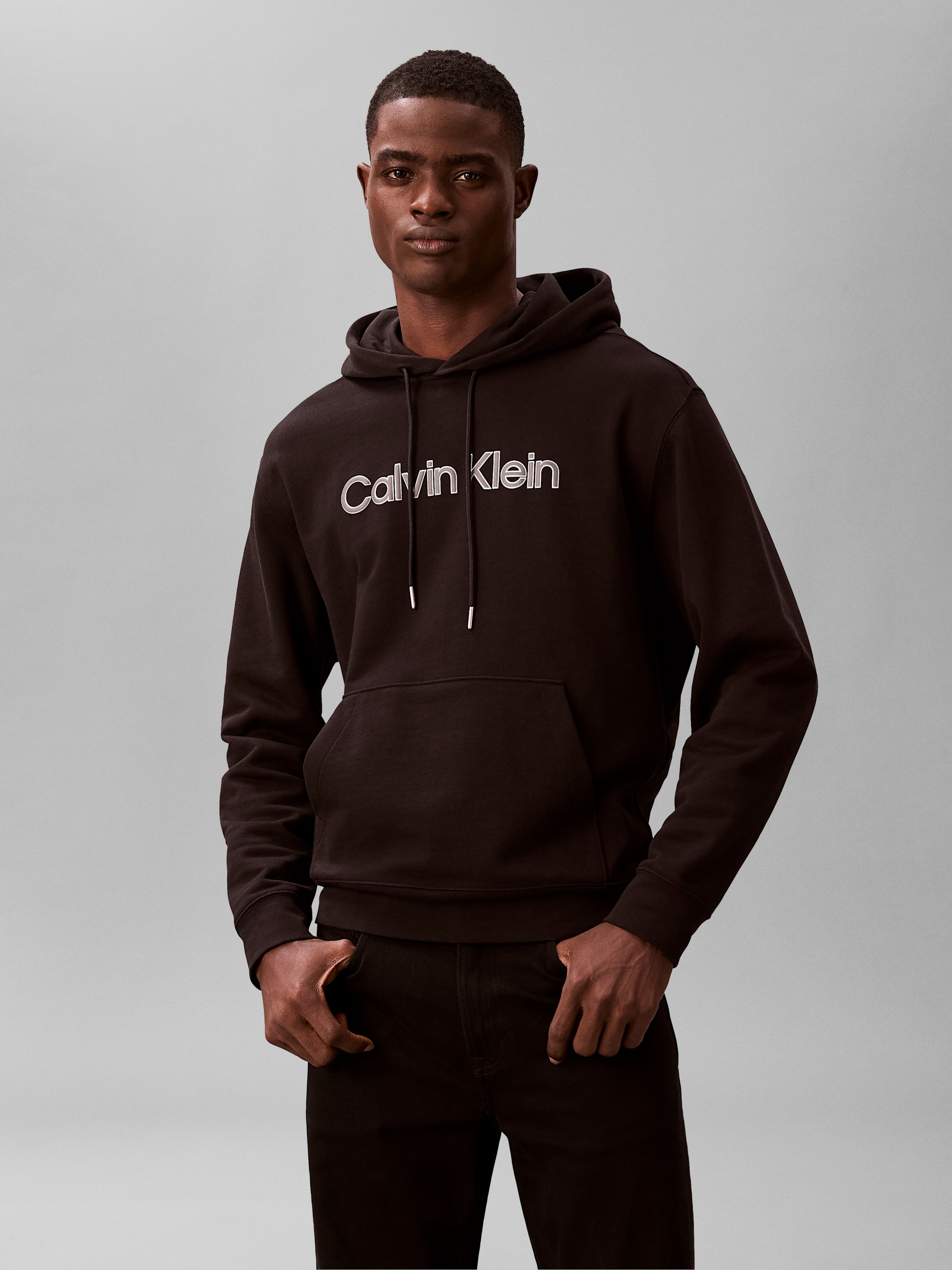 Calvin Klein Kapuzensweatshirt »LS EU 350TERRYHOODIE«, Regular fit mit Kapuze
