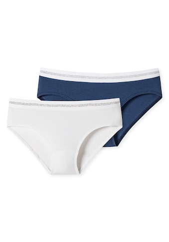 Panty »Long Life Rib«, (Packung, 2 St.), dekorativer Bund mit Kontraststreifen aus...