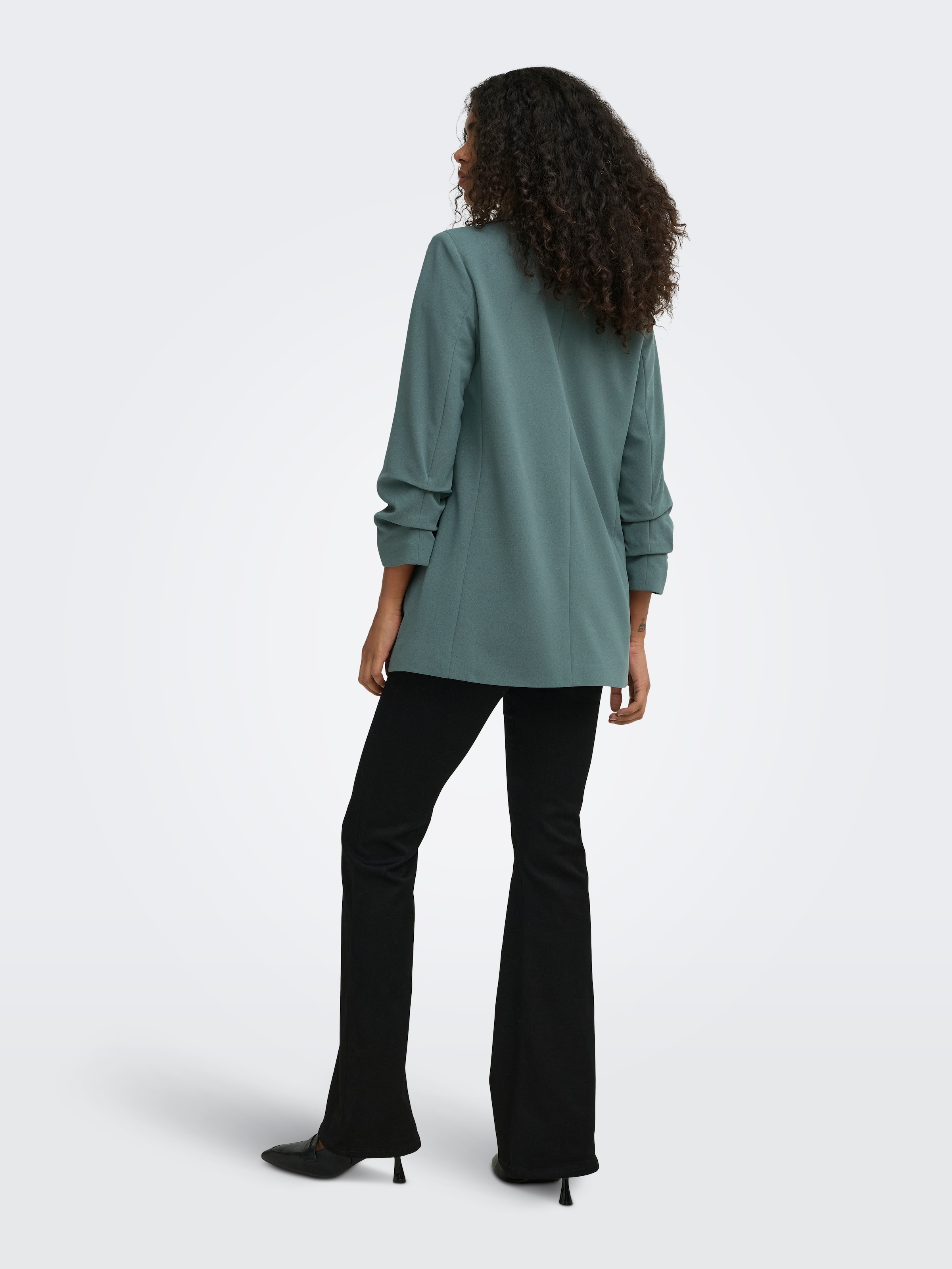 ONLY Longblazer »ONLKALINA 3/4 OPEN BLAZER CC TLR« Materialmix, loose fit