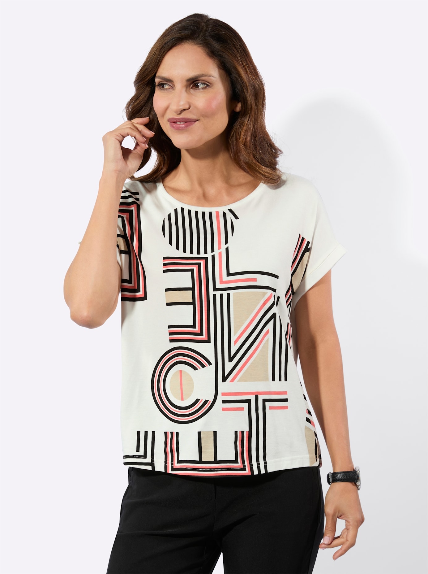 Inspirationen T-Shirt »Druck-Shirt« 1 tlg.